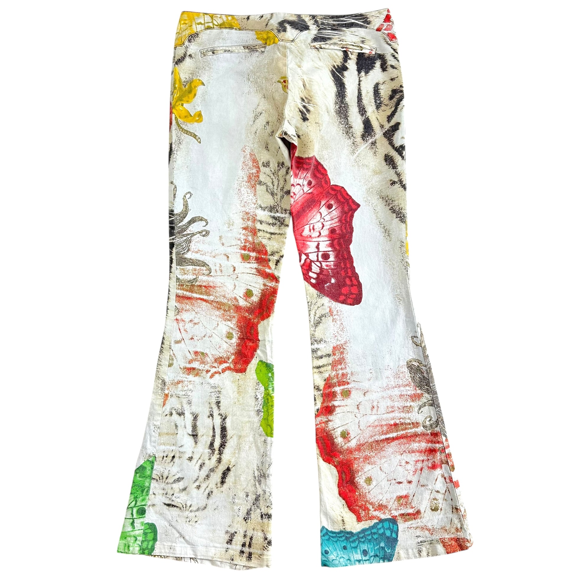 Just Cavalli Roberto Cavalli Butterfly Print Jeans - Outfit Repeater