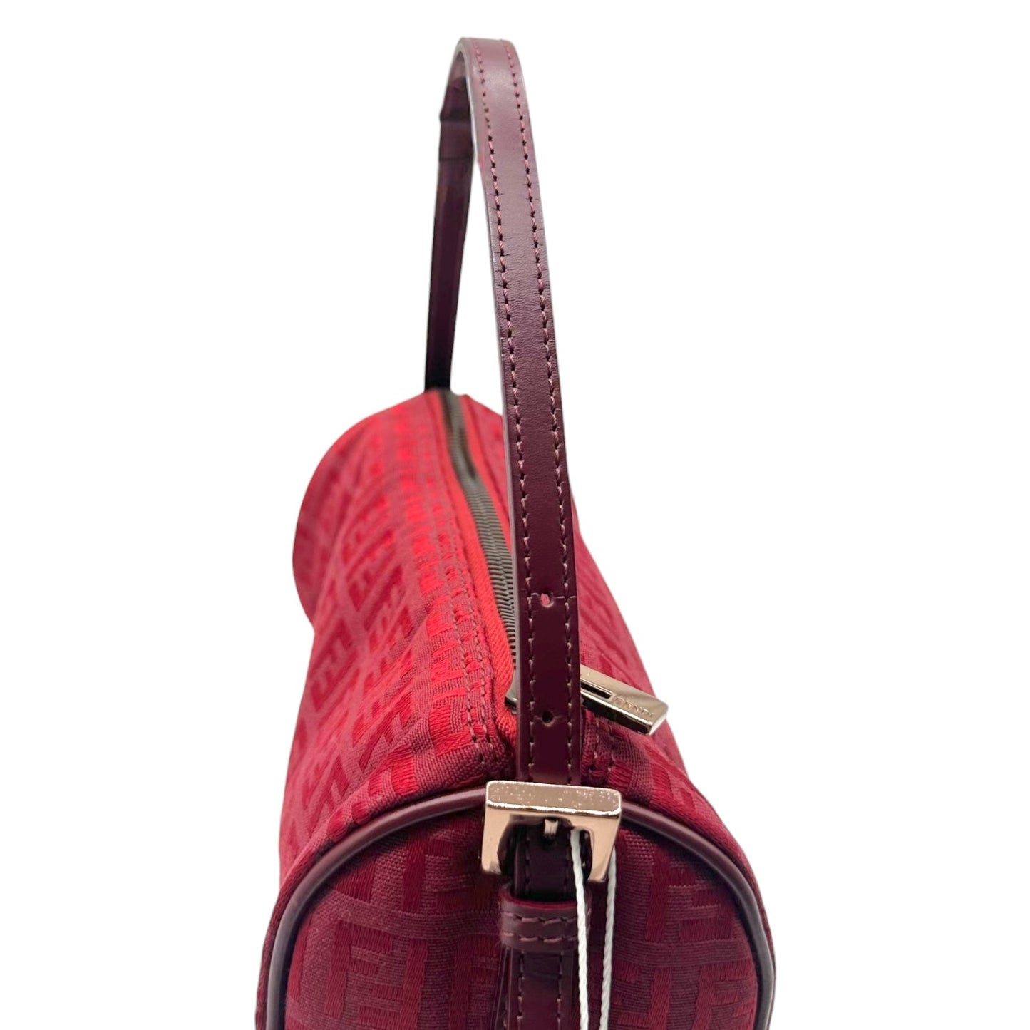 Fendi Mini Papillon Pochette Bag Red Zucchino Monogram