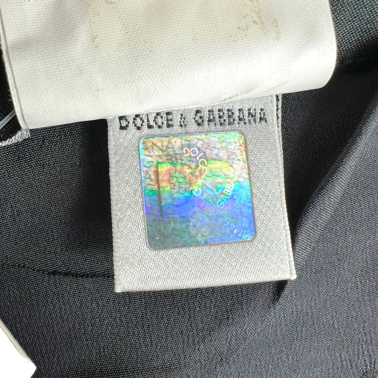 Dolce & Gabbana Dark Wash Denim Corset Top