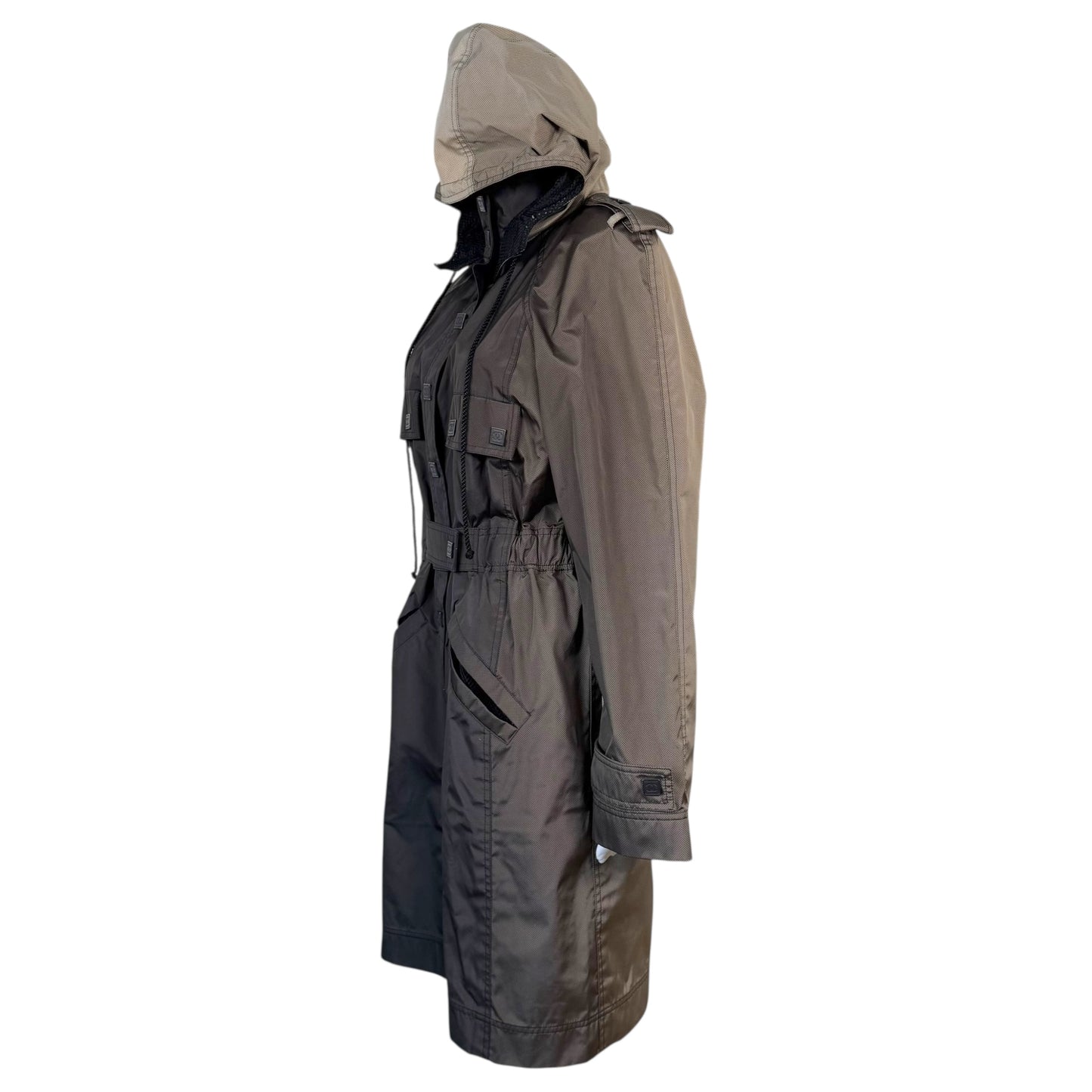 Chanel Sport Brown & Black Gradient Trench Jacket - Outfit Repeater