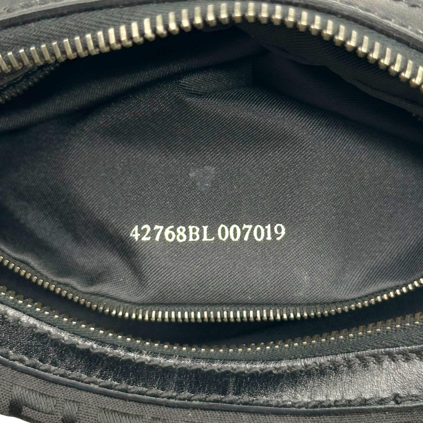 Fendi Black Zucchino Monogram East West Bag