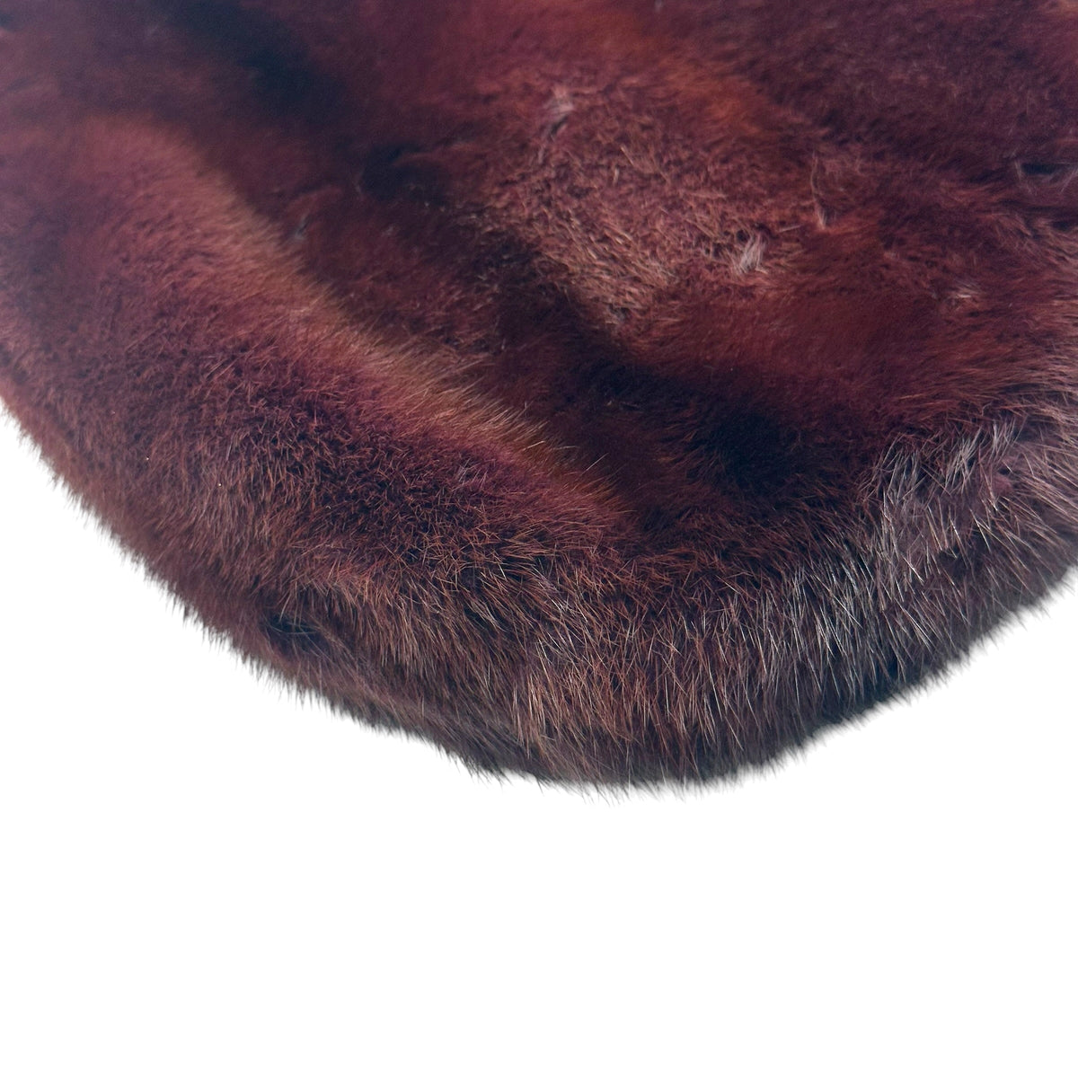 Gucci Hobo Bag Burgundy Mink Fur Shoulder