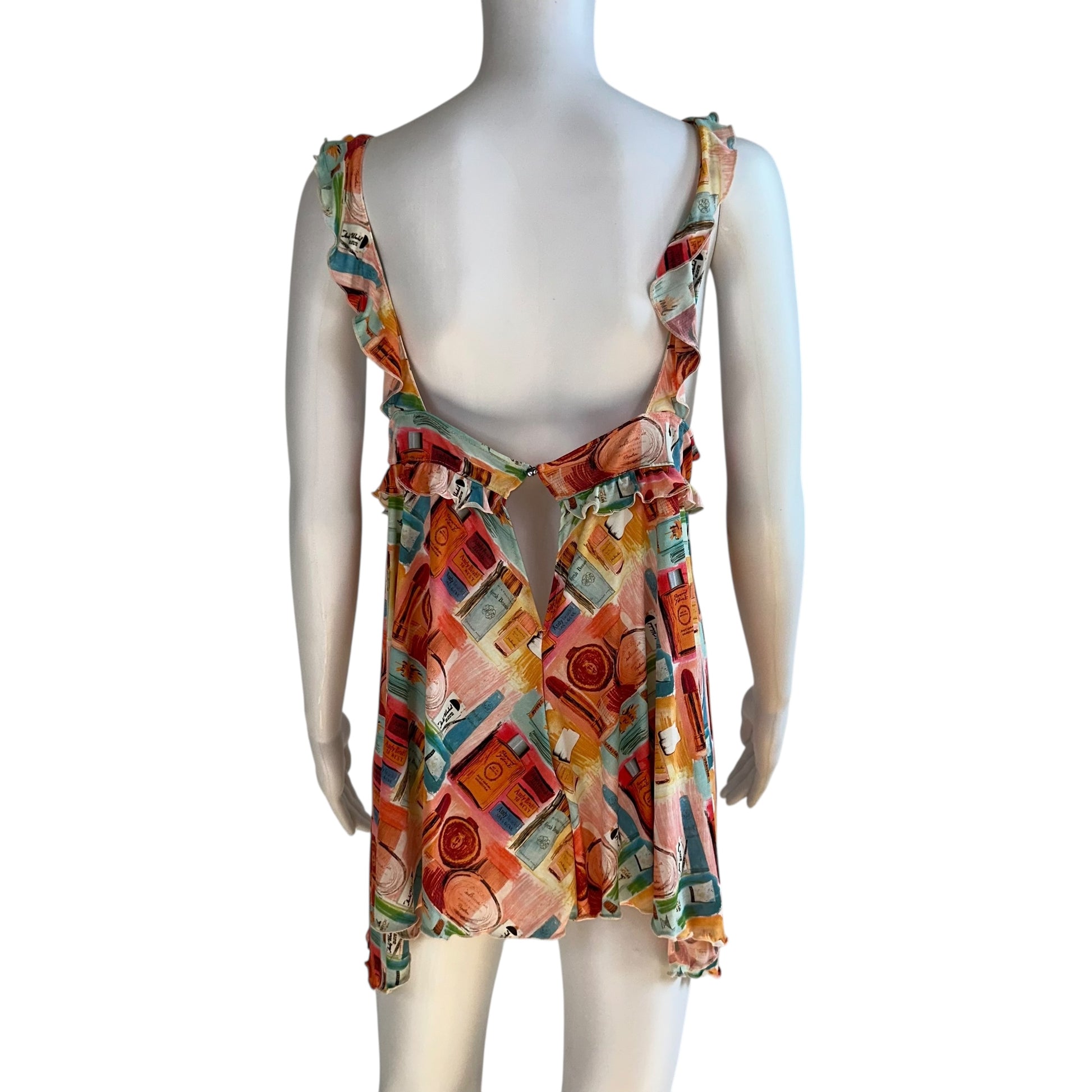 Hysteric Glamour Makeup Print Blouse Tank Top - Outfit Repeater