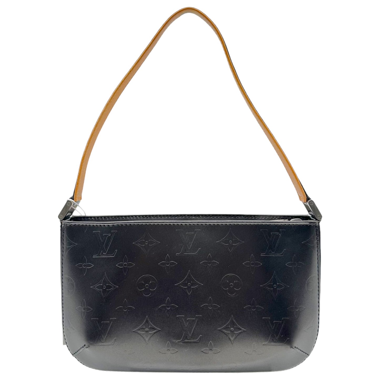 Louis Vuitton Gray Logo Embossed Fowler Pochette Bag