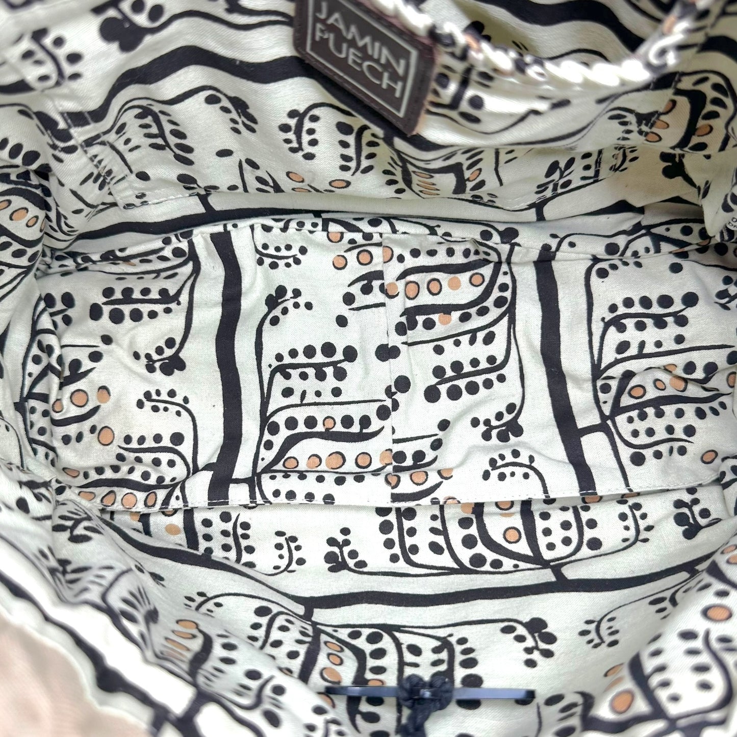 Jamin Puech Beaded & Sequin Union Jack Mini Tote Handbag