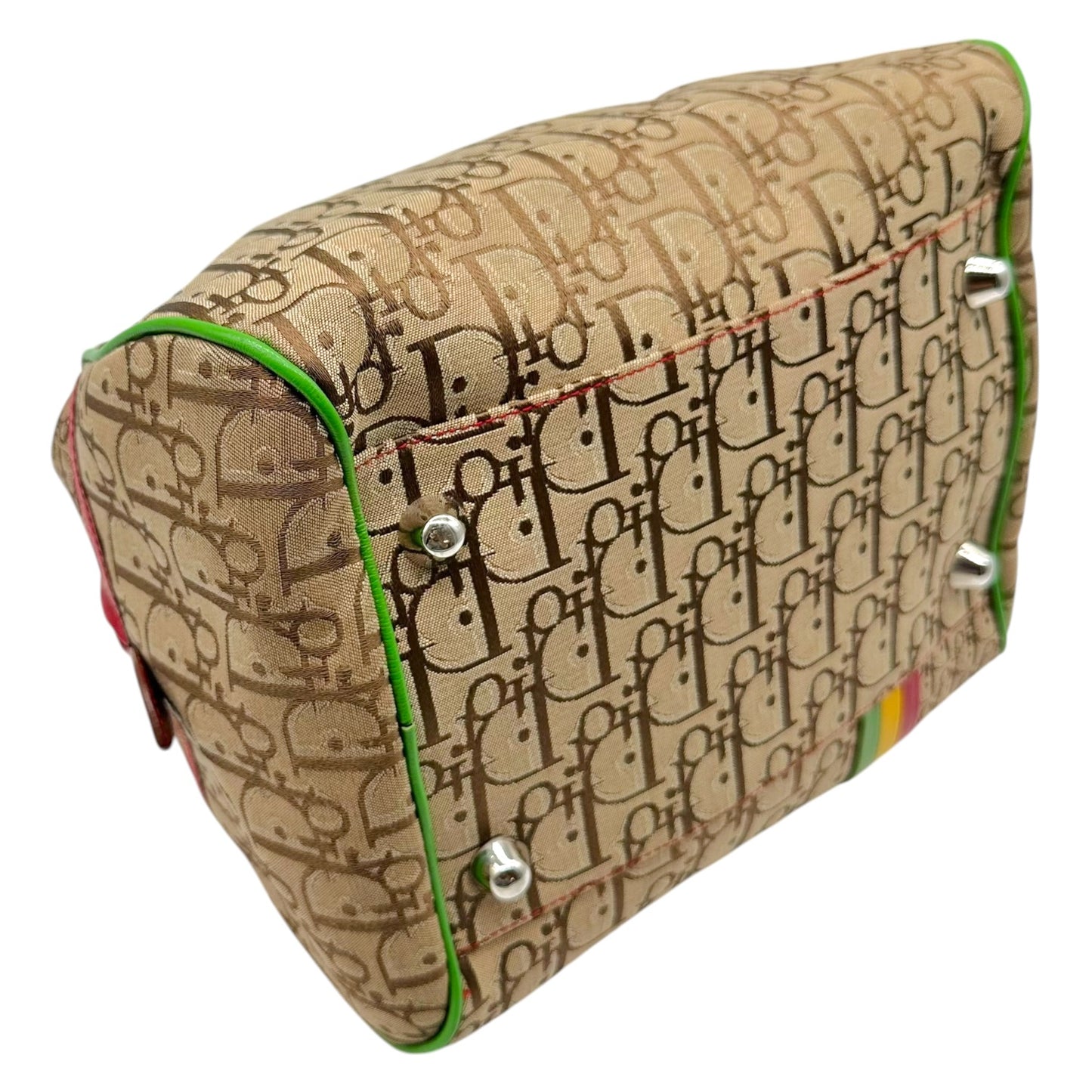 Christian Dior Rasta Trotter Monogram Bowler Bag