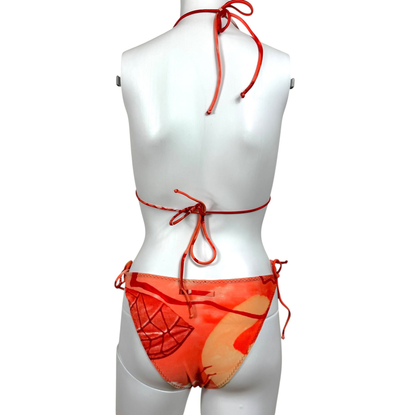 Jean Paul Gaultier Pink Salvatore Dali Printed Bikini Set