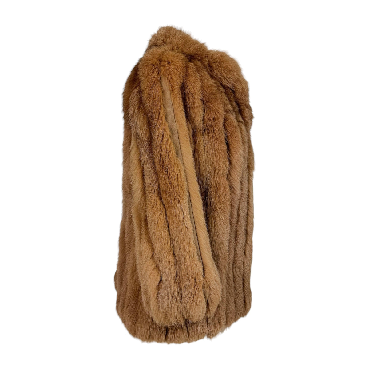 Moonbat Brown Fox Fur Coat