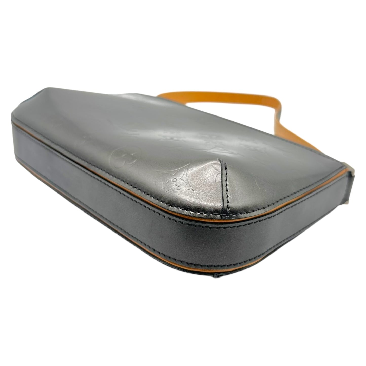 Louis Vuitton Gray Logo Embossed Fowler Pochette Bag