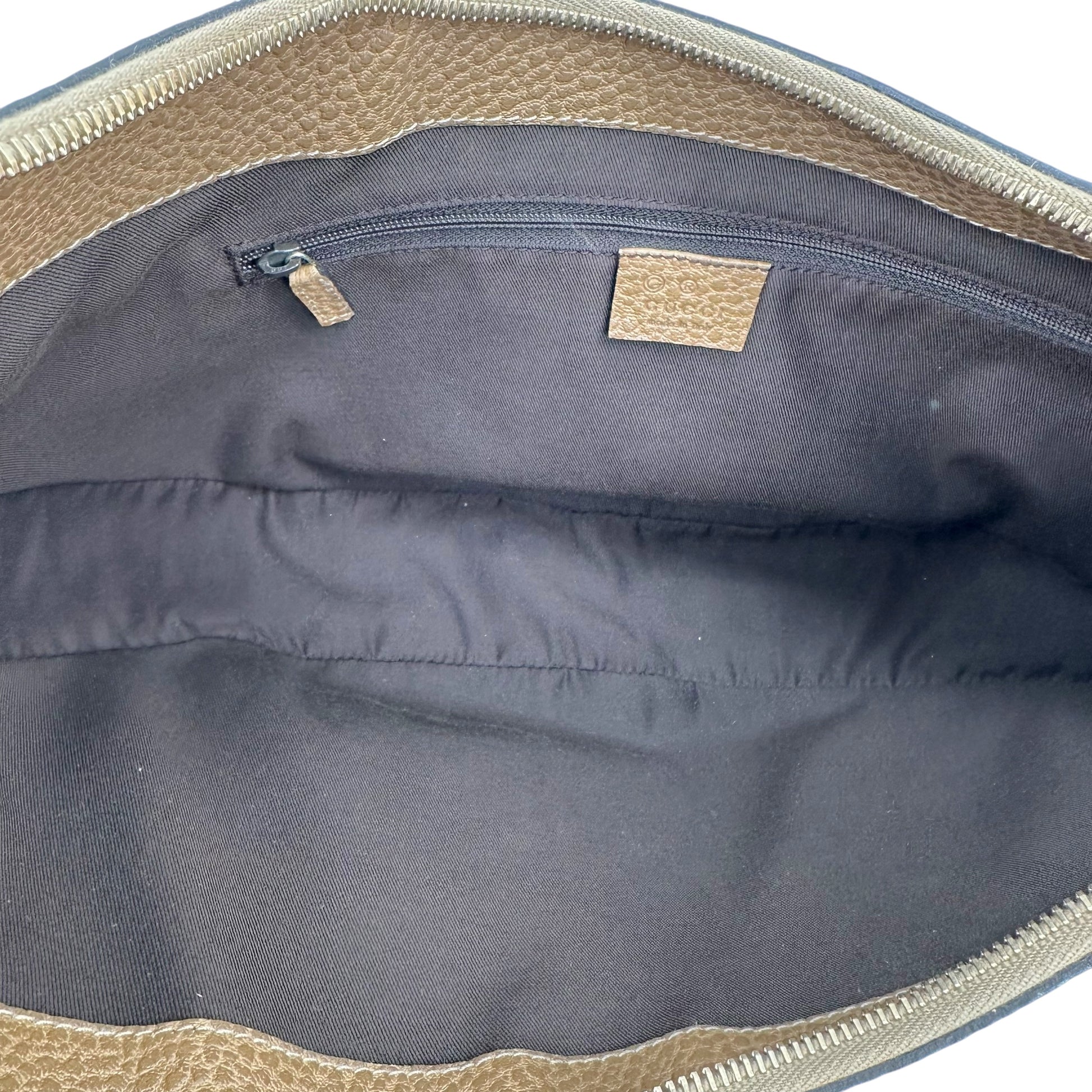 Gucci Tan Leather & Bamboo Crescent Bag - Outfit Repeater