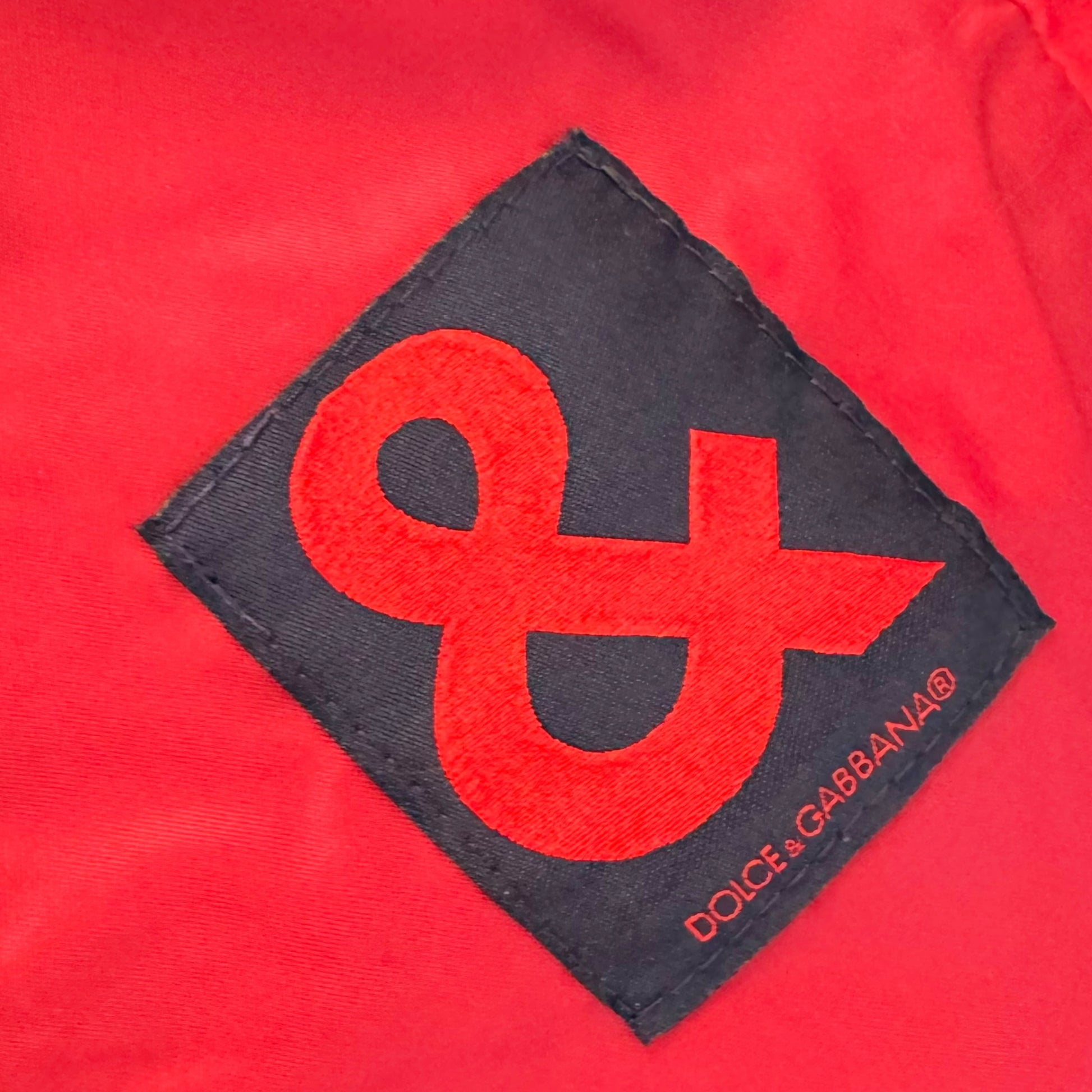 D&G Dolce & Gabbana Red Puffer Moto Jacket - Outfit Repeater