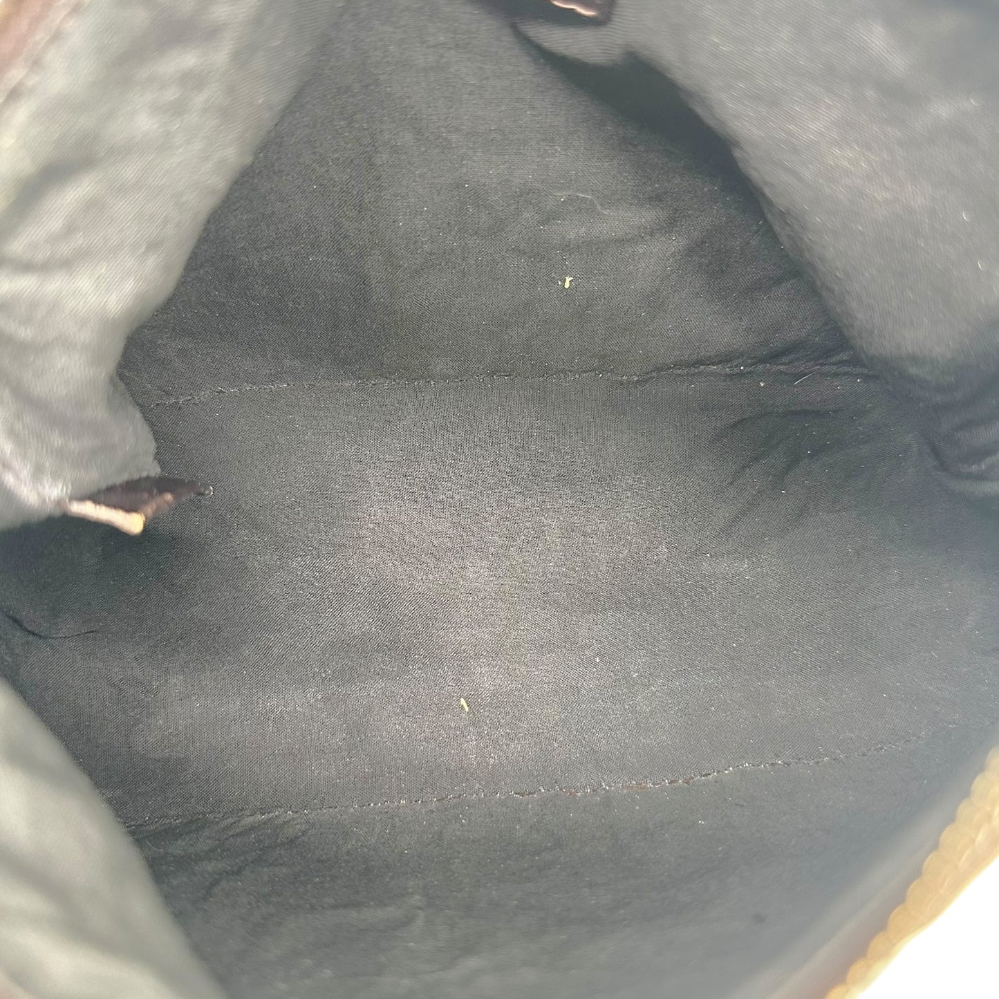 Fendi Pochette Mini Bag Brown Tan Zucchino Monogram