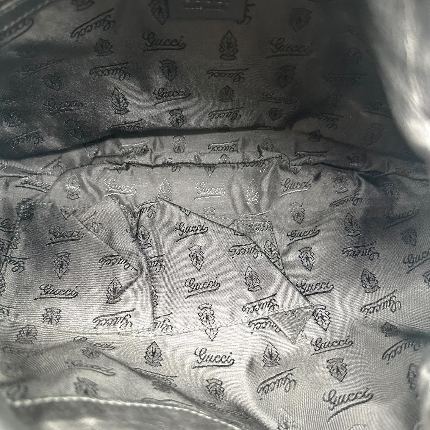 Gucci Black Leather Small Hysteria 2-Way Bag