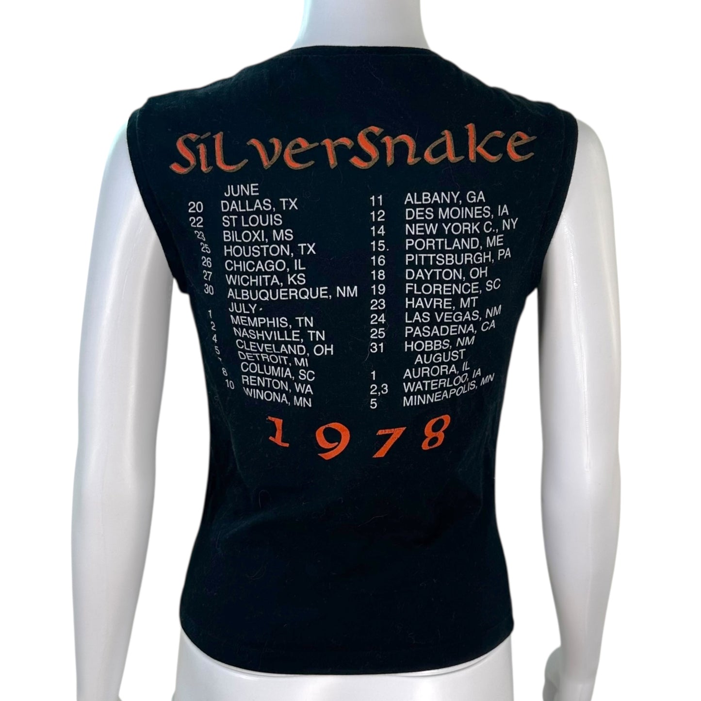 D&G Dolce & Gabbana 'Silversnake' Graphic Tank Top