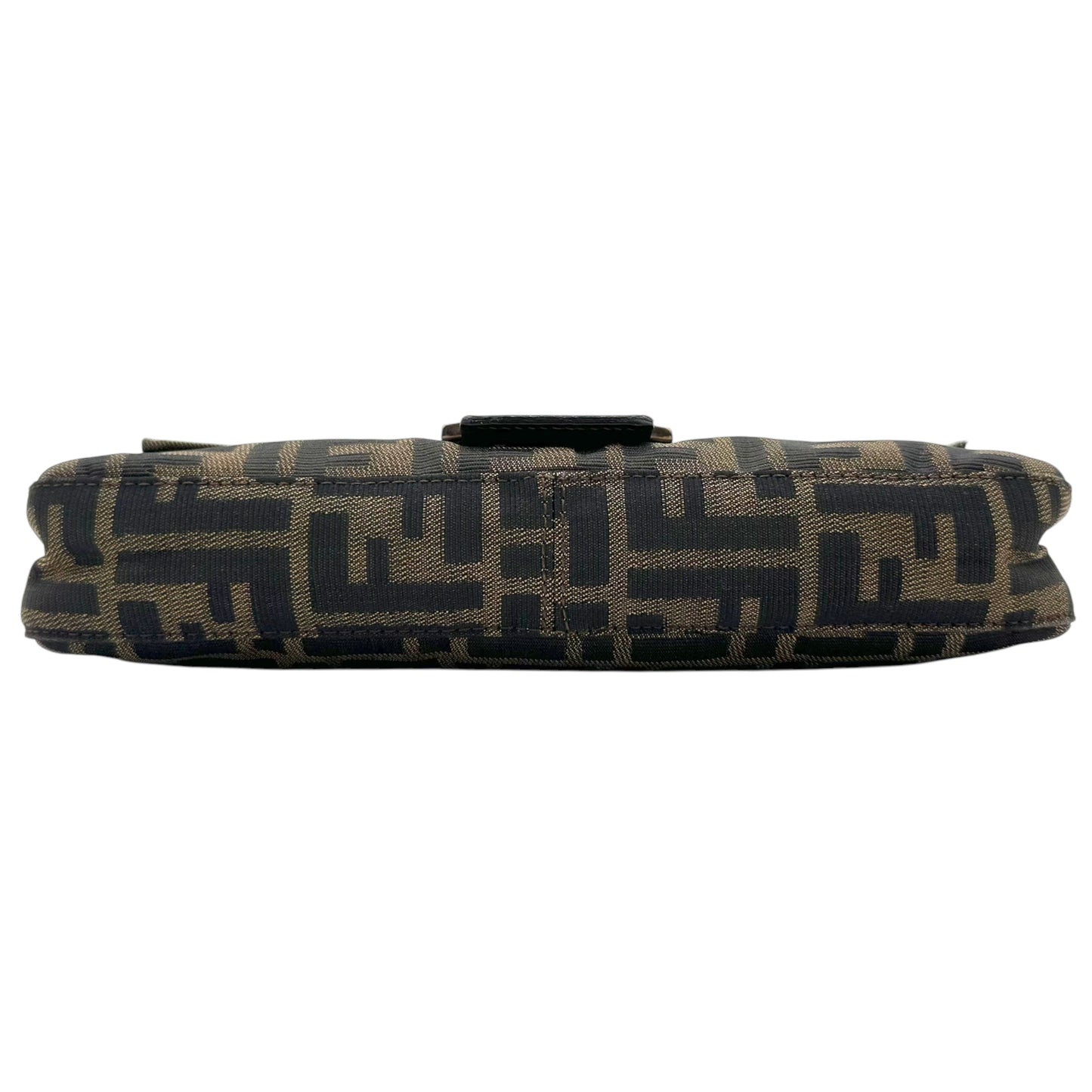 Fendi Brown Zucca Monogram Baguette Bag - Outfit Repeater