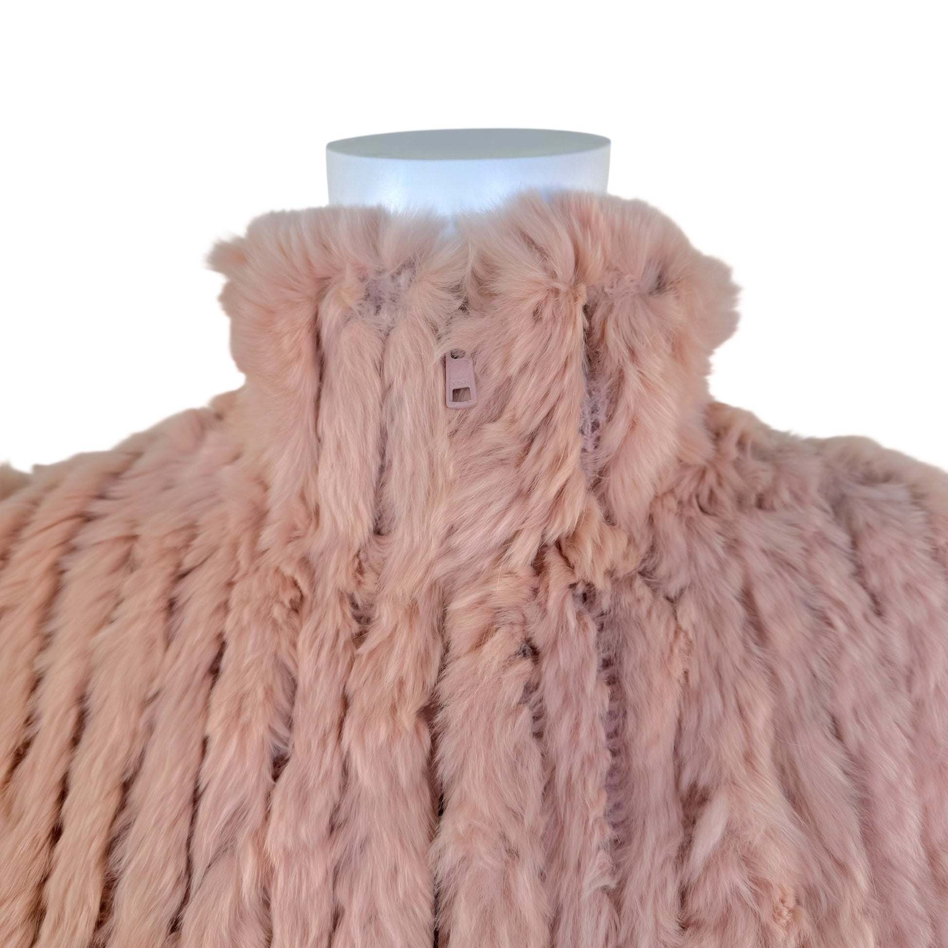 Morgan de Toi Pink Rabbit Fur Track Jacket - Outfit Repeater