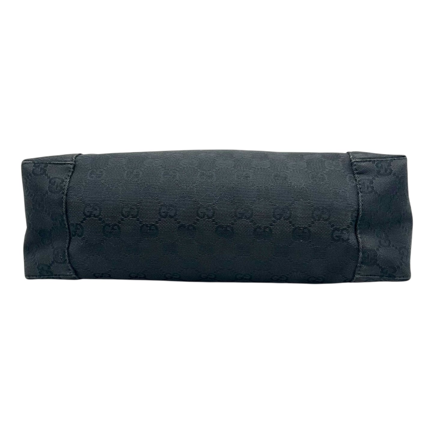 Gucci Black Monogram Canvas Shoulder Bag