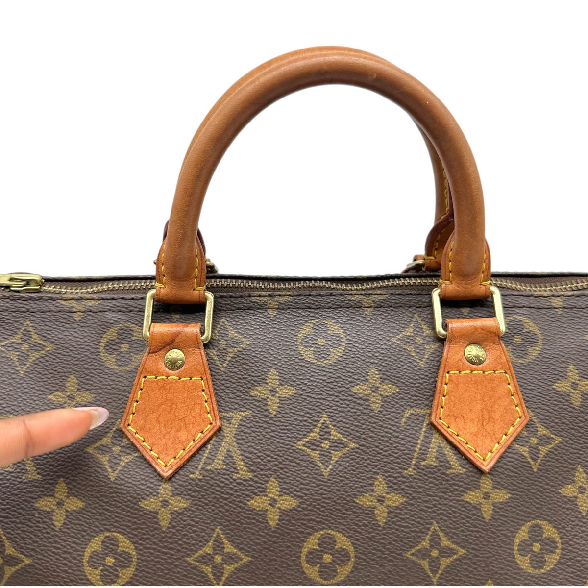 Louis Vuitton Speedy 30 Handbag Brown Monogram Canvas
