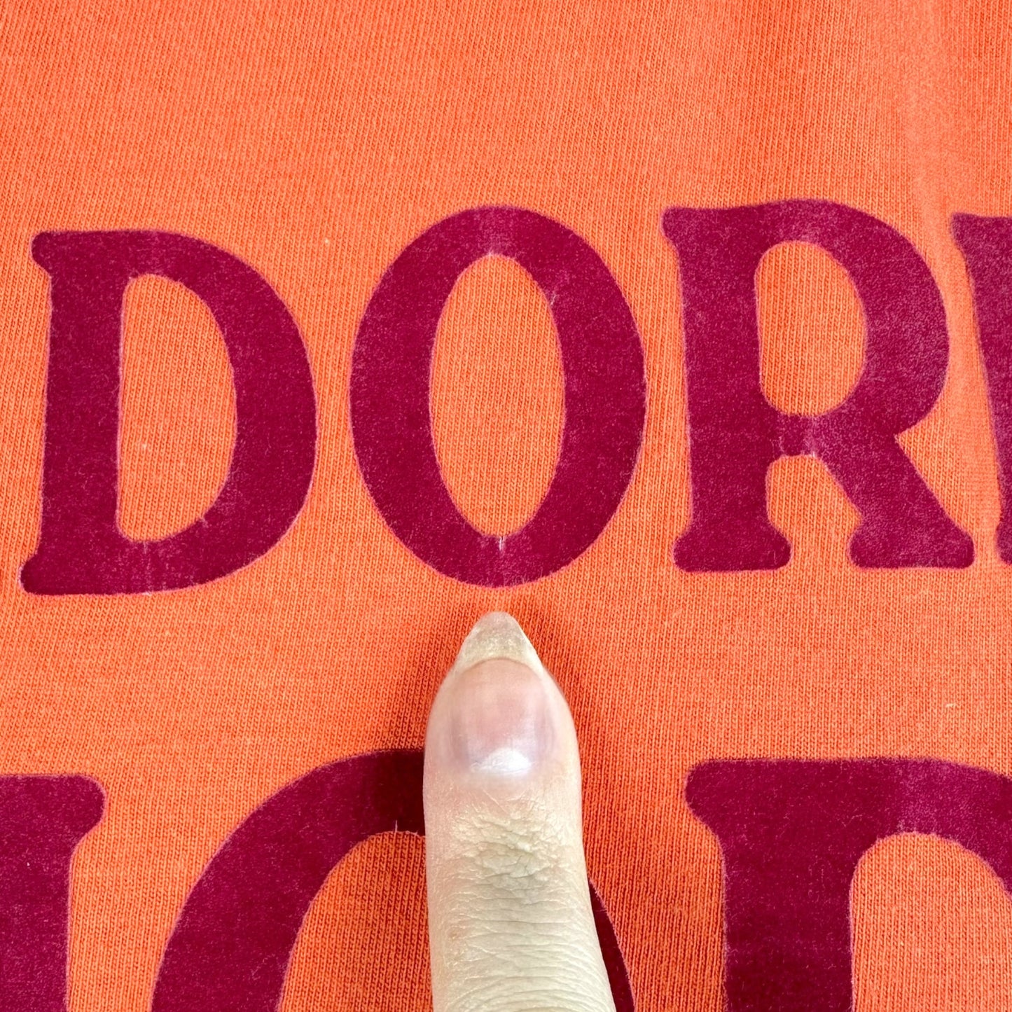 Christian Dior Orange Dark Pink J'Adore Tank Top