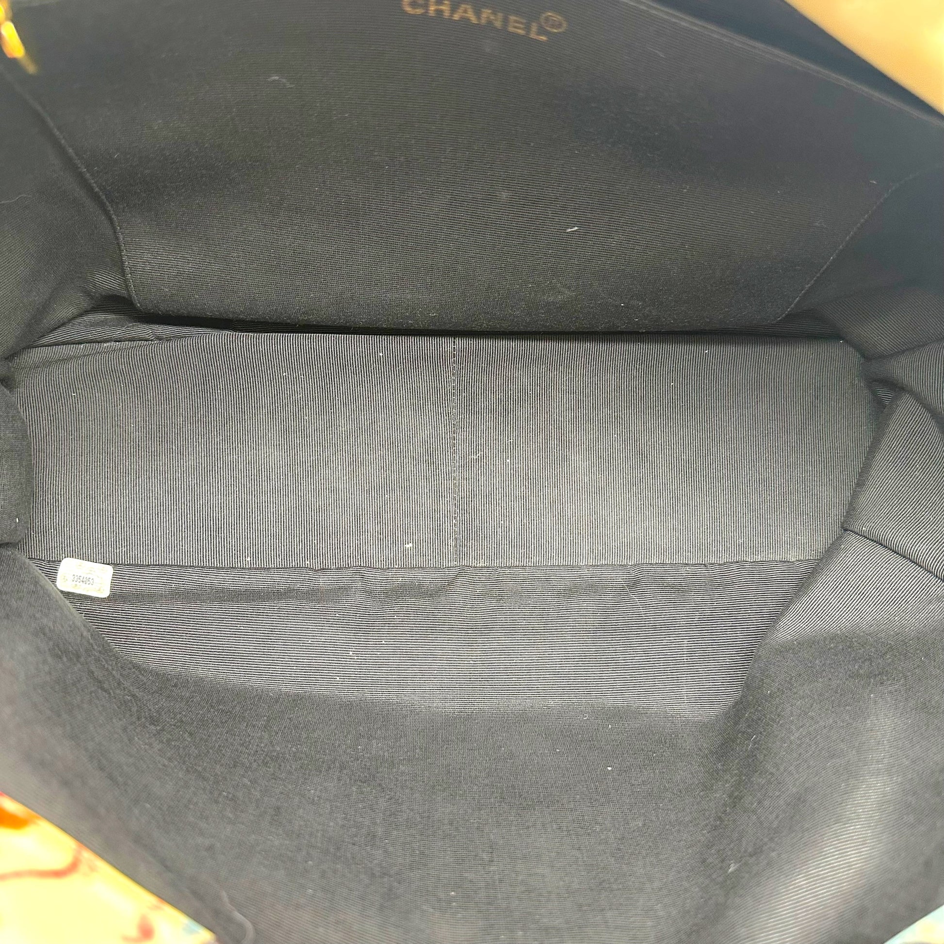 Chanel Multicolor Coated Canvas Tote Bag with CC Logo