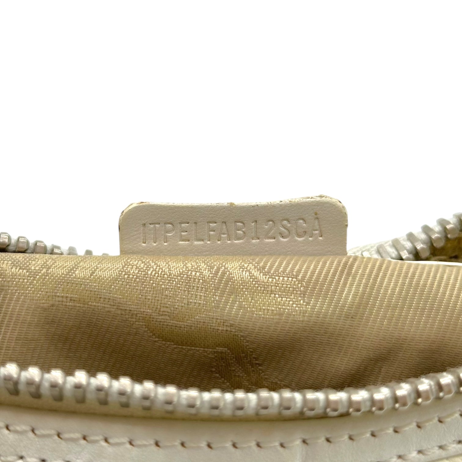 Burberry White Leather Silver Studded Shoulder Bag - Outfit Repeater