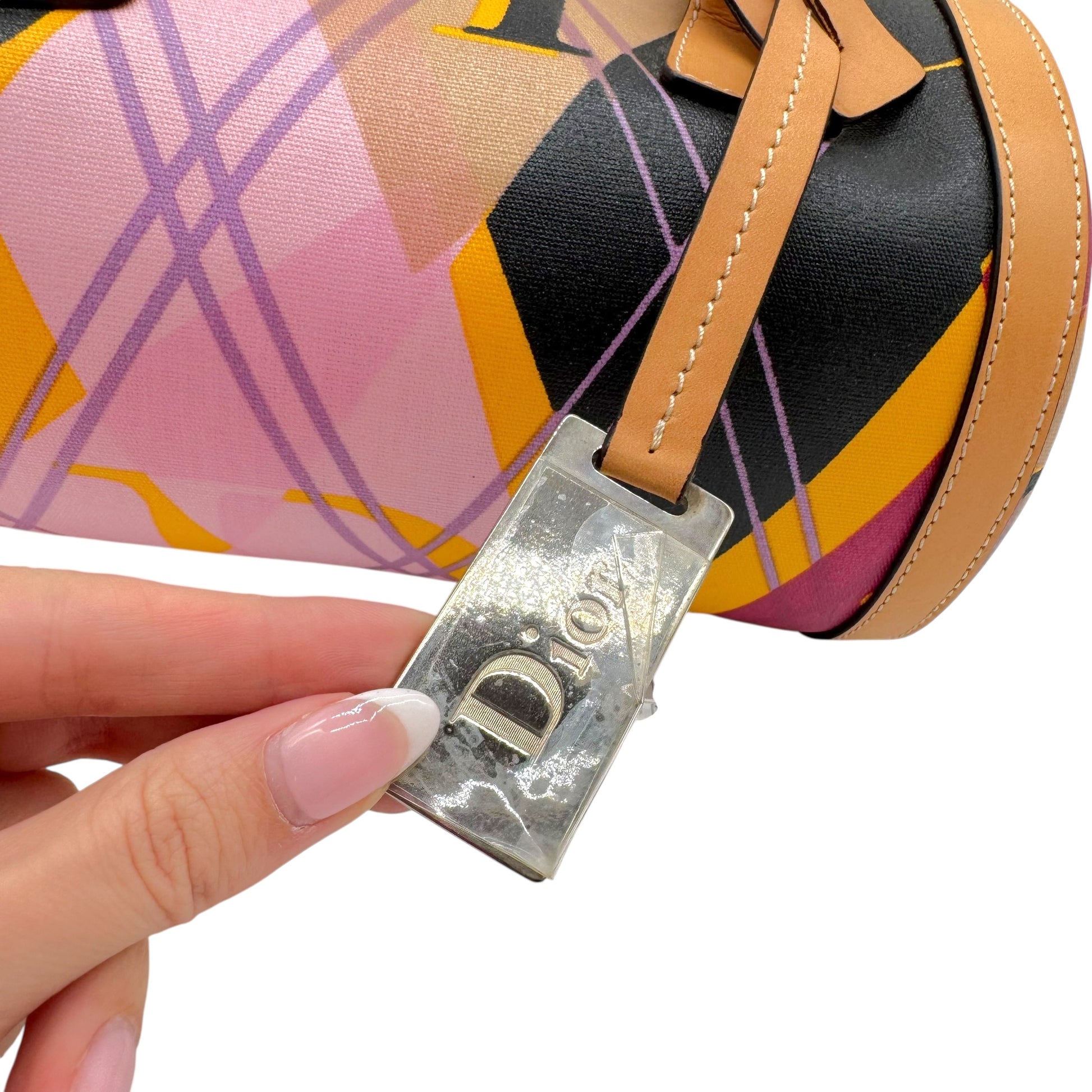 Christian Dior F/W 2004 Argyle Mini Papillon Barrel Bag NEW - Outfit Repeater