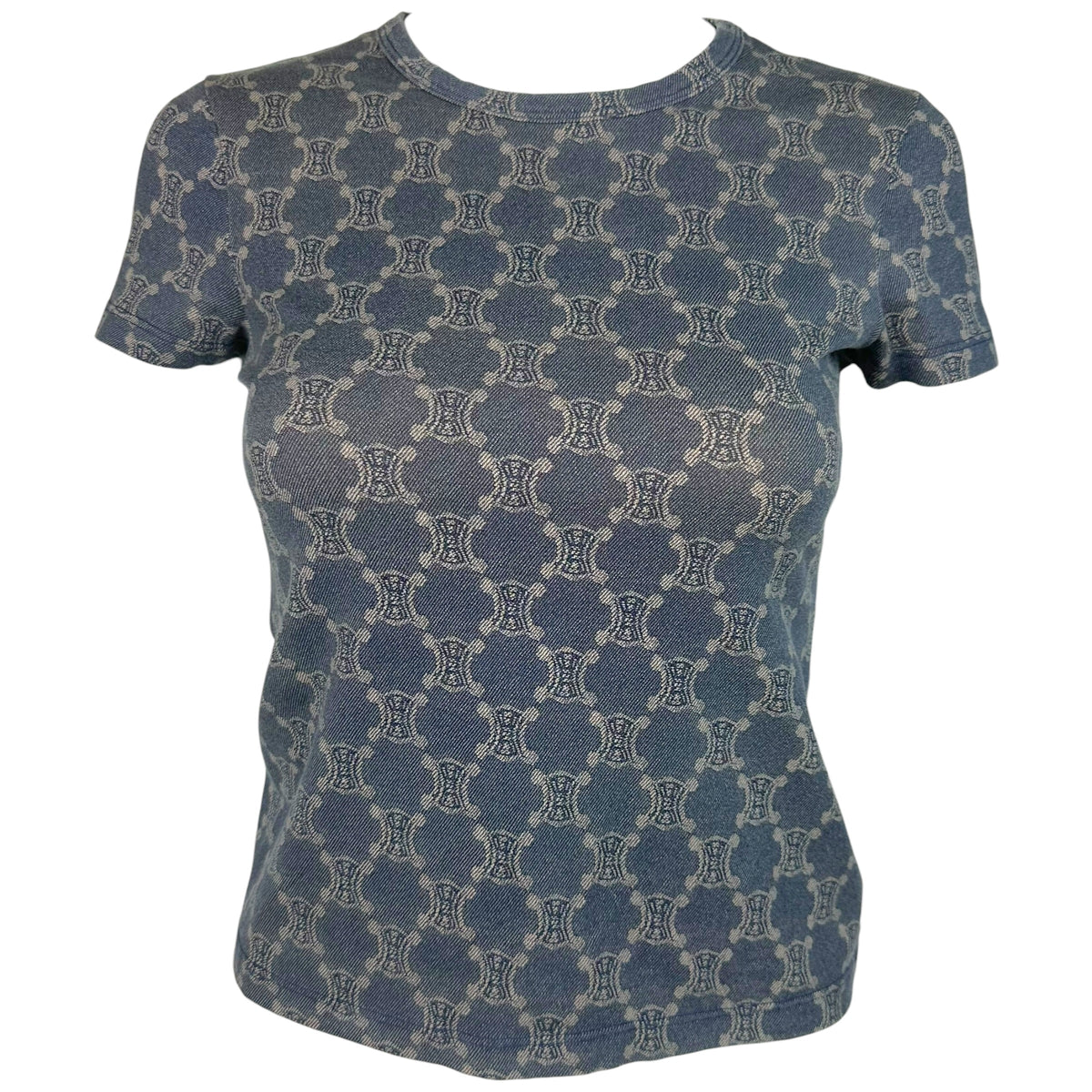 Celine Denim Monogram T-Shirt