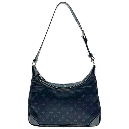 Louis Vuitton Black Silk Monogram Mini Shoulder Bag