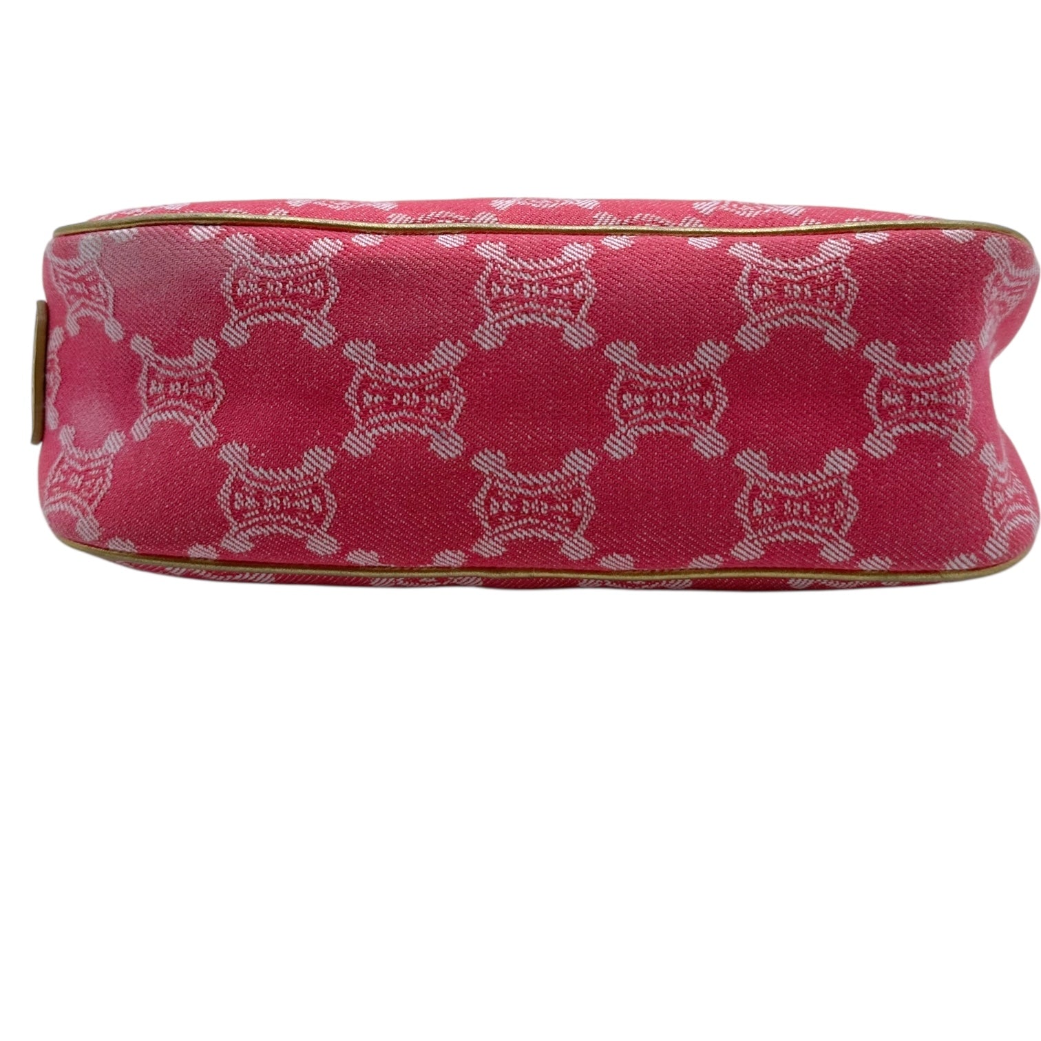 Celine Pink Denim Monogram Pochette Bag - Outfit Repeater