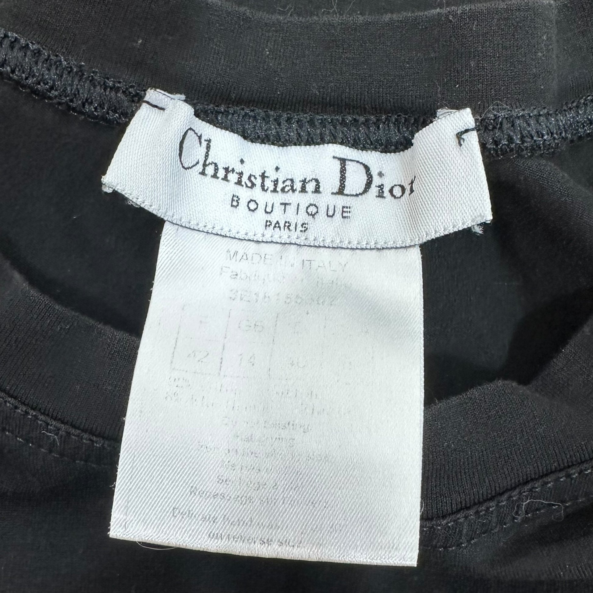 Christian Dior J'Adore Dior S/S 2003 Patchwork Letter Tank - Outfit Repeater