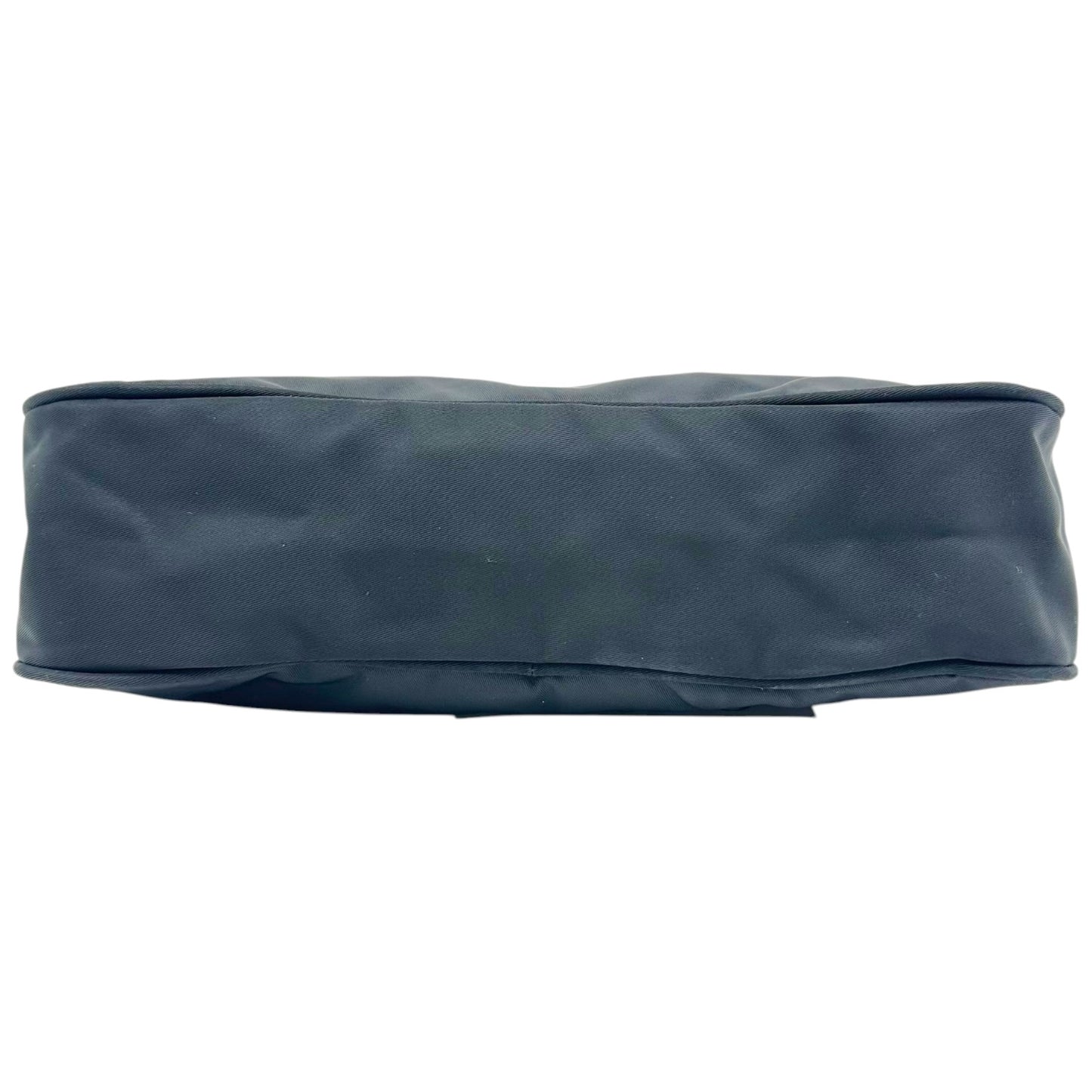 Prada Black Nylon East-West Pochette Bag