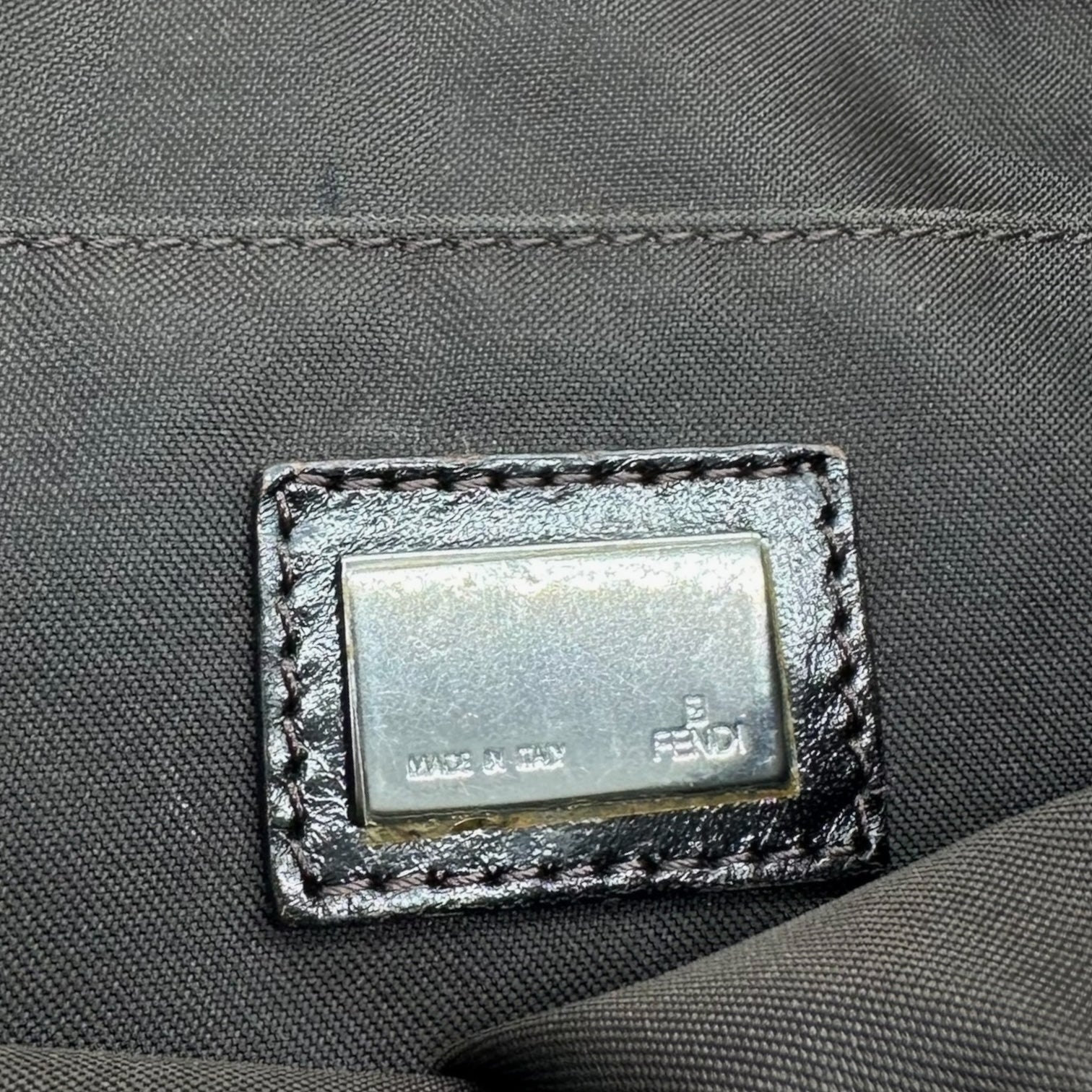 Fendi Brown & Tan Zucchino Monogram Pochette Bag - Outfit Repeater