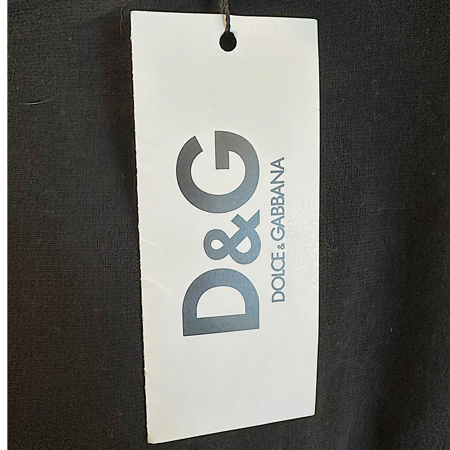 Dolce & Gabbana Black Longsleeve Blouse With Hook And Eye