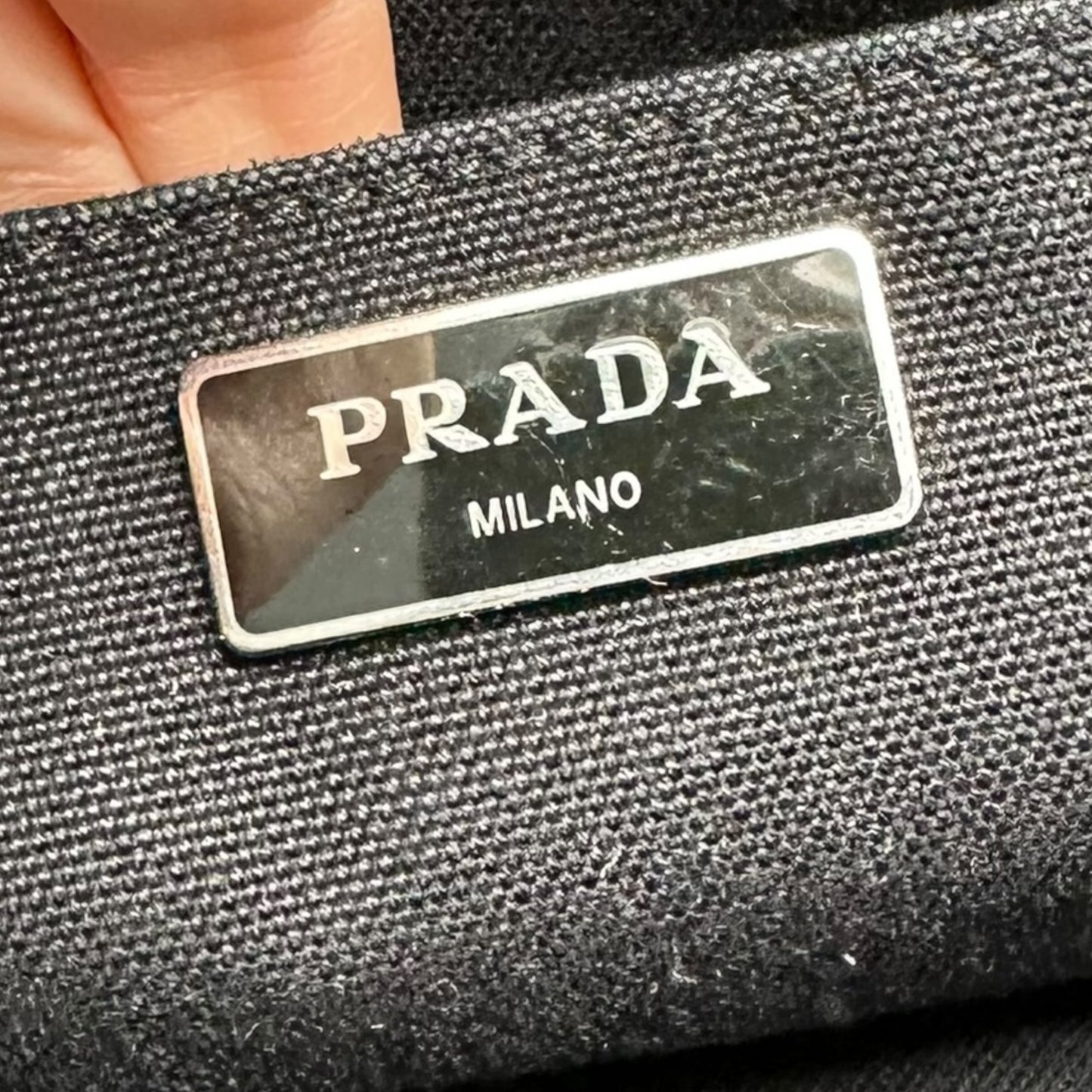 Prada Raffia Pink & Black Canapa 2-Way Tote Bag - Outfit Repeater