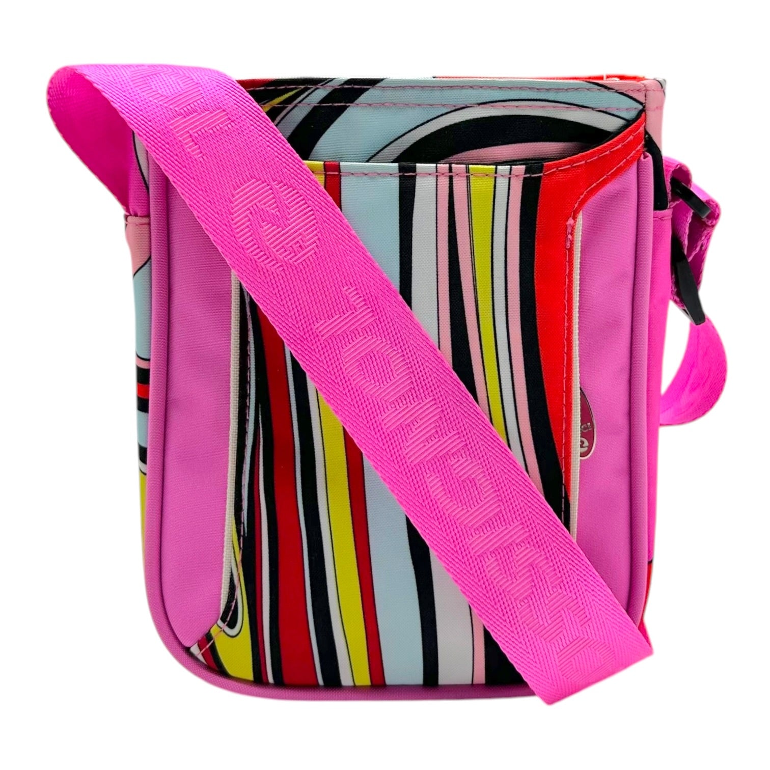 Emilio Pucci Multicolor Printed Crossbody Sport Bag