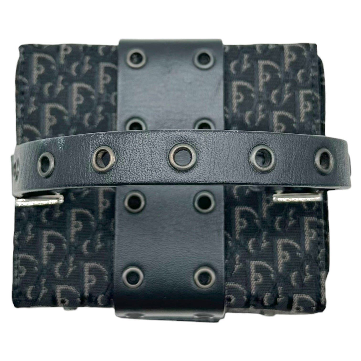 Christian Dior Mini Vanity Bag Black Trotter Monogram