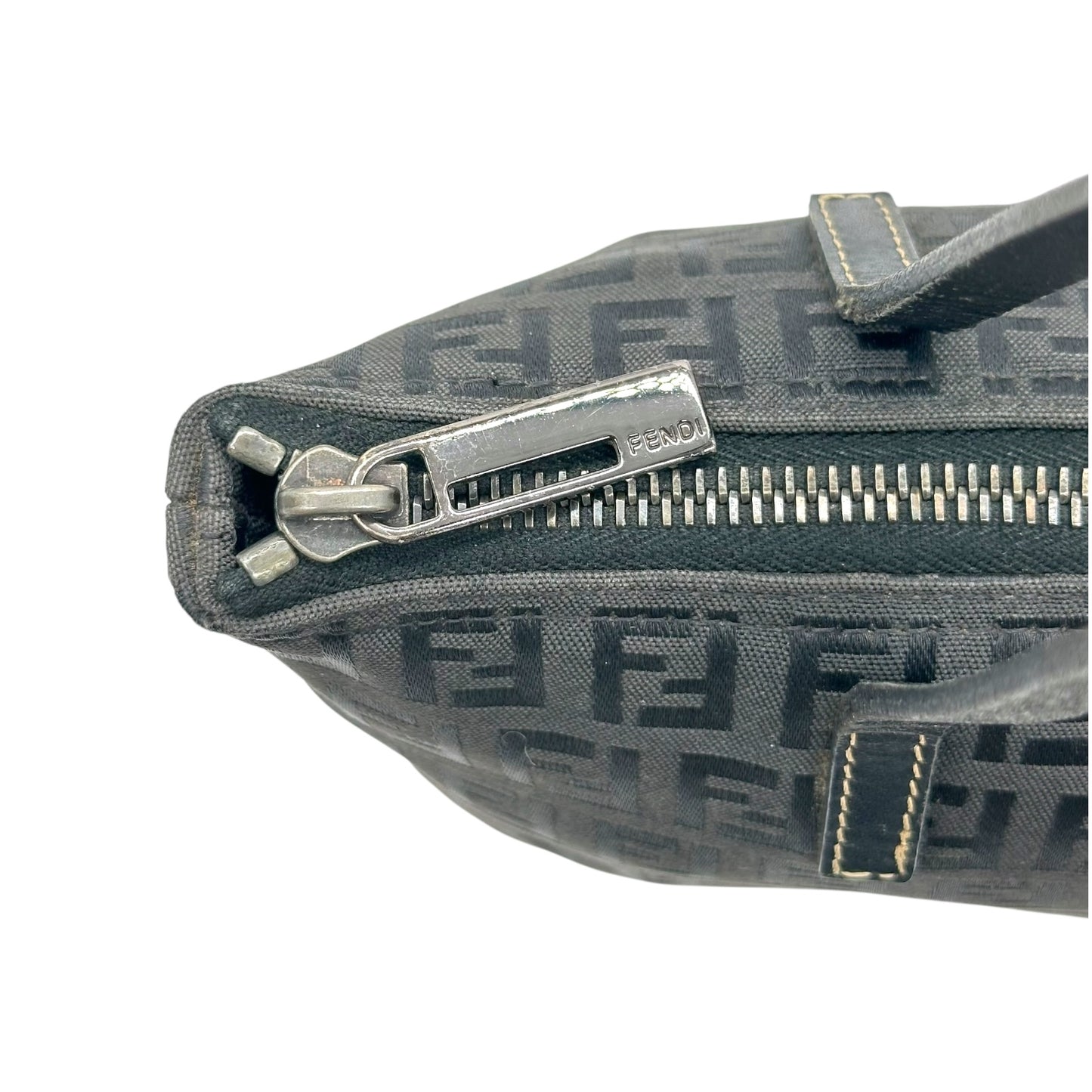 Fendi Black Zucchino Monogram Mini Tote Bag - Outfit Repeater