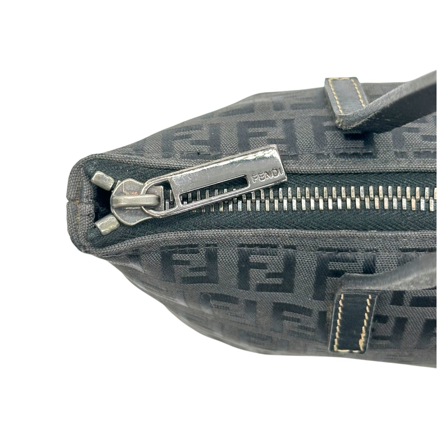 Fendi Black Zucchino Monogram Mini Tote Bag - Outfit Repeater