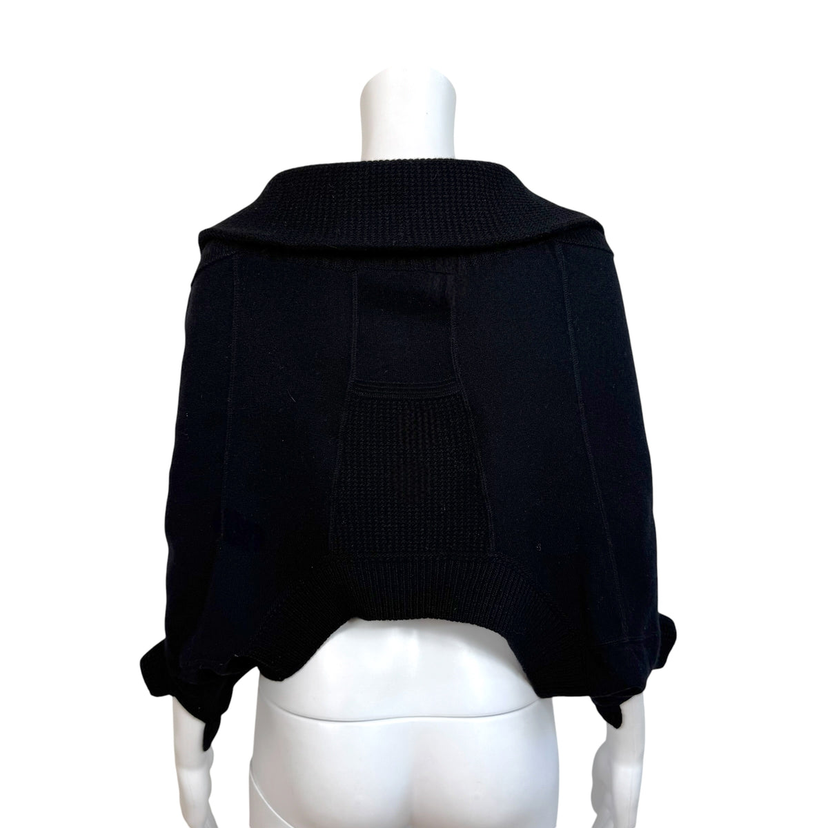 Louis Vuitton Black Wool Cashmere Cardigan Sweater