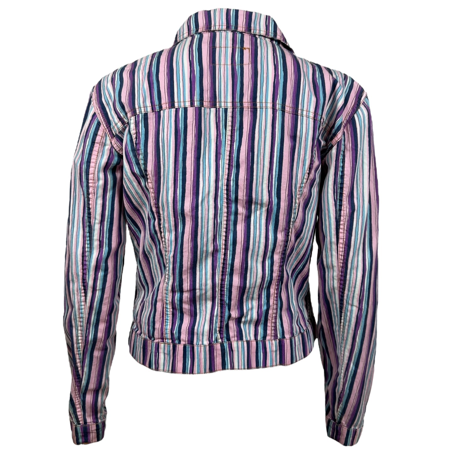 D&G Dolce & Gabbana Multicolor Striped Jacket