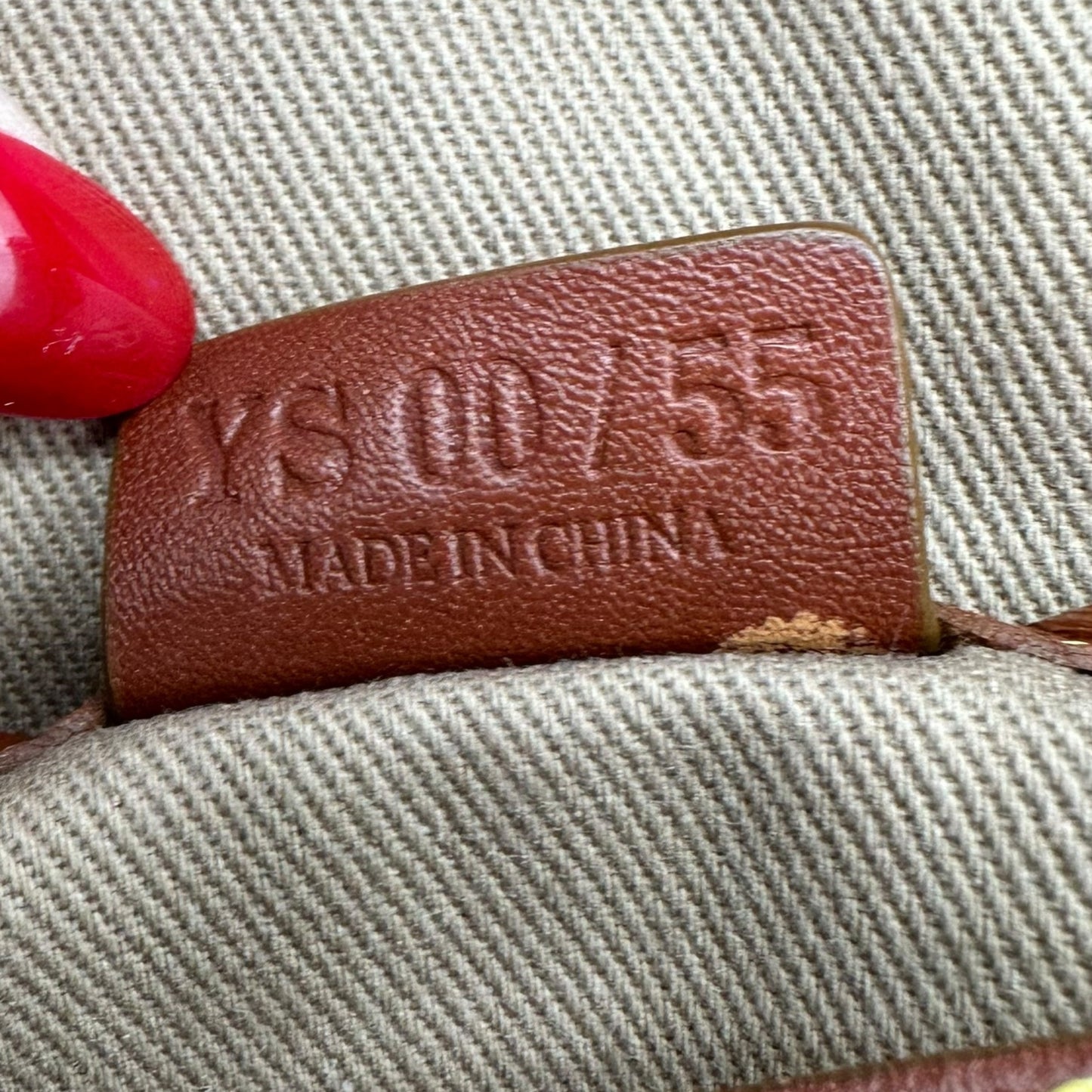 Celine Beige Monogram Pochette Bag