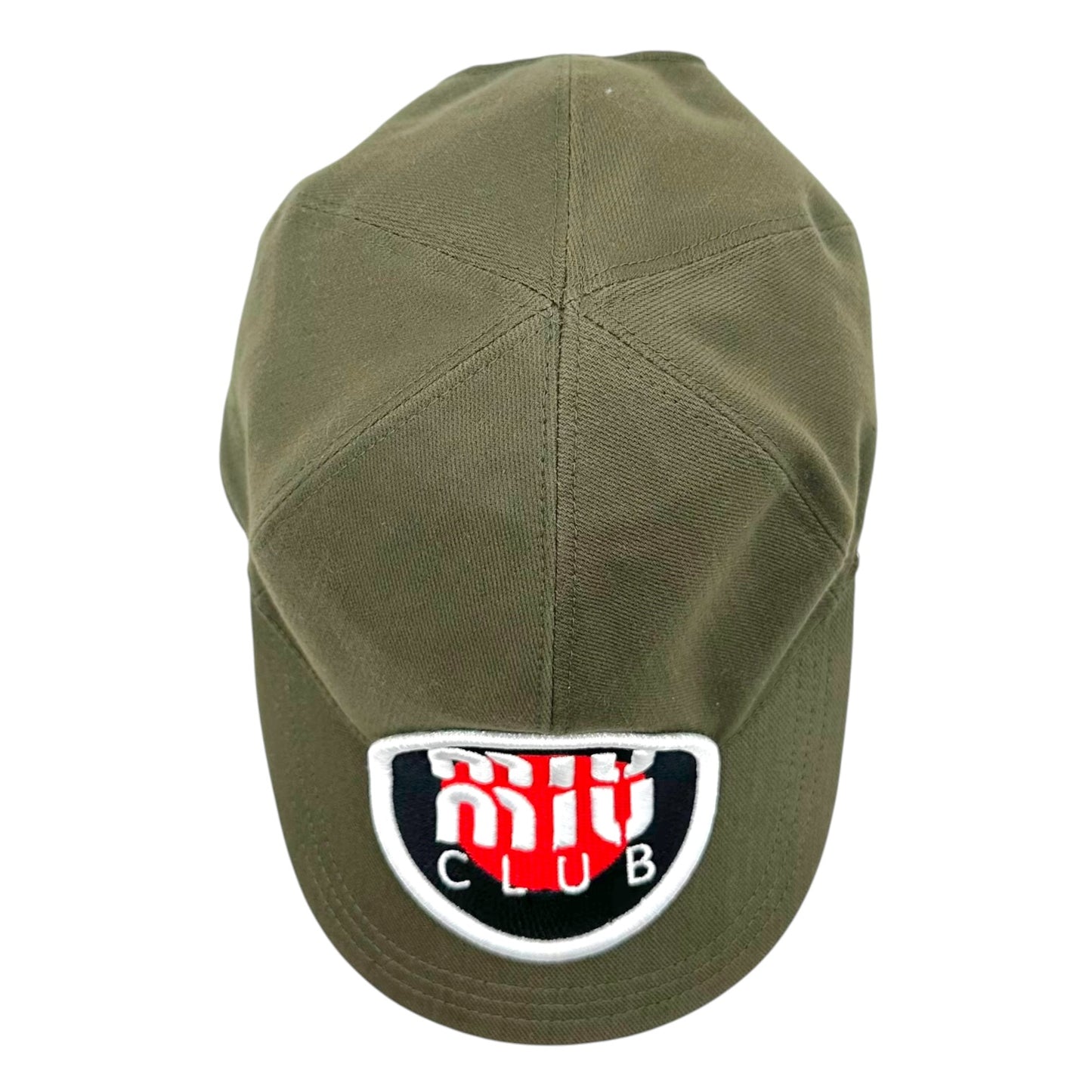Miu Miu Baseball Cap Khaki Cotton 2010s