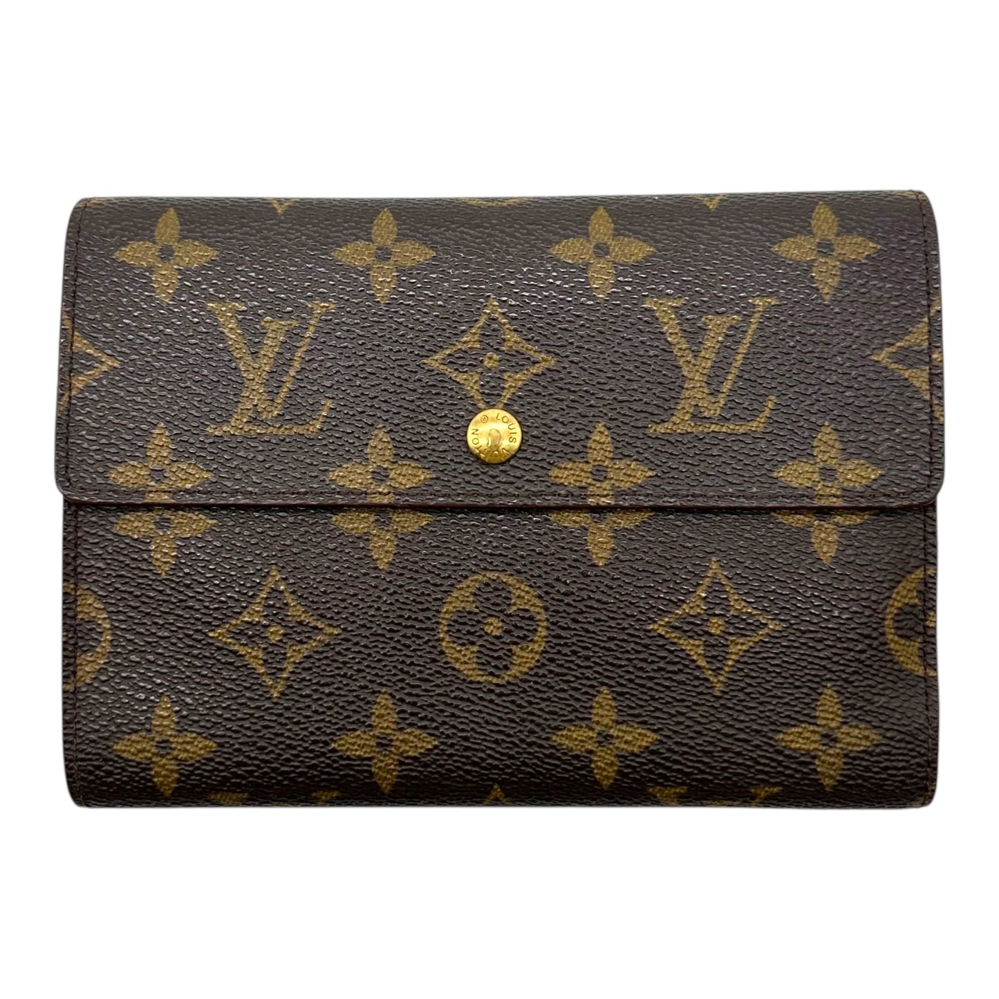 Louis Vuitton Classic Monogram Snap Tri-Fold Wallet - Outfit Repeater
