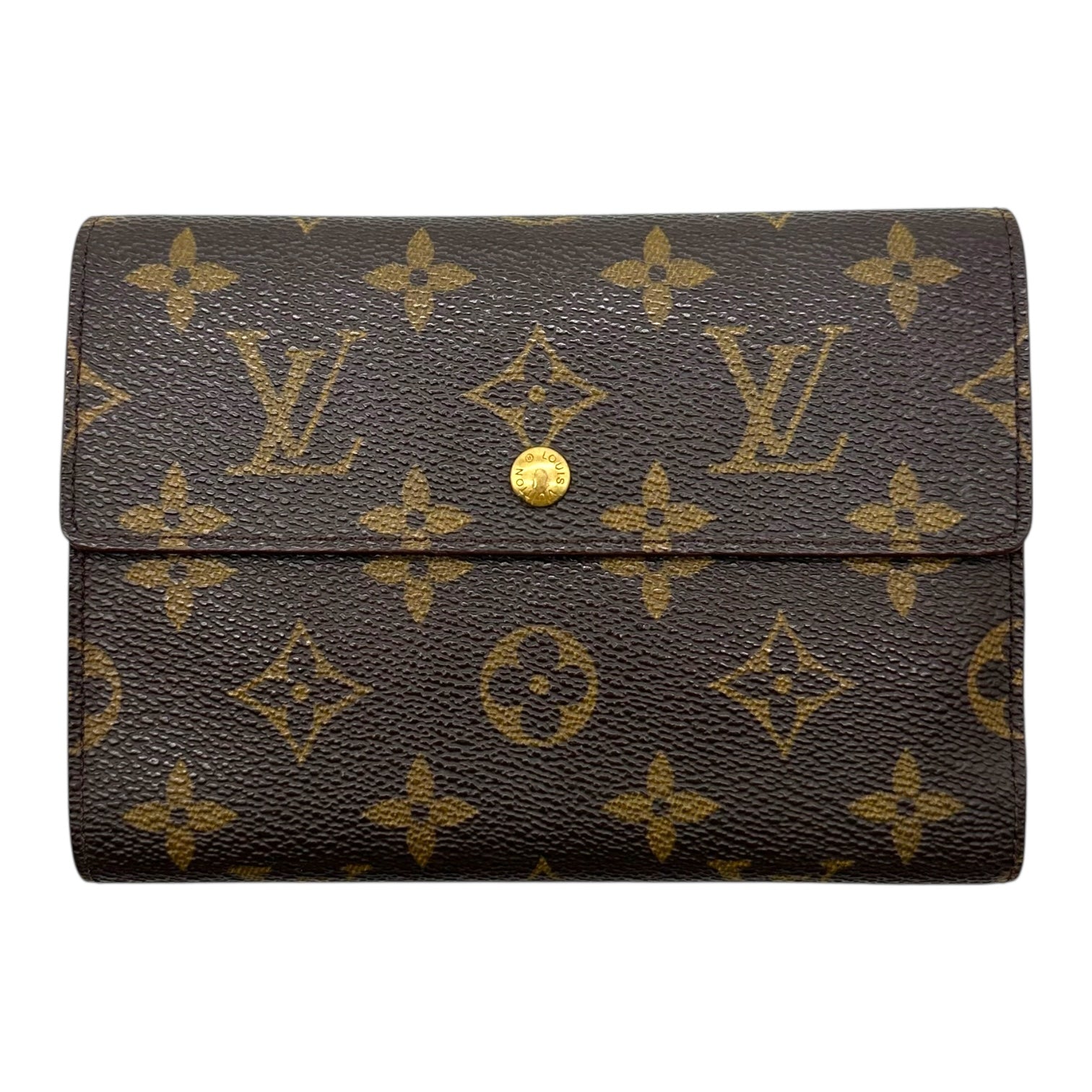 Louis Vuitton Classic Monogram Snap Tri-Fold Wallet - Outfit Repeater