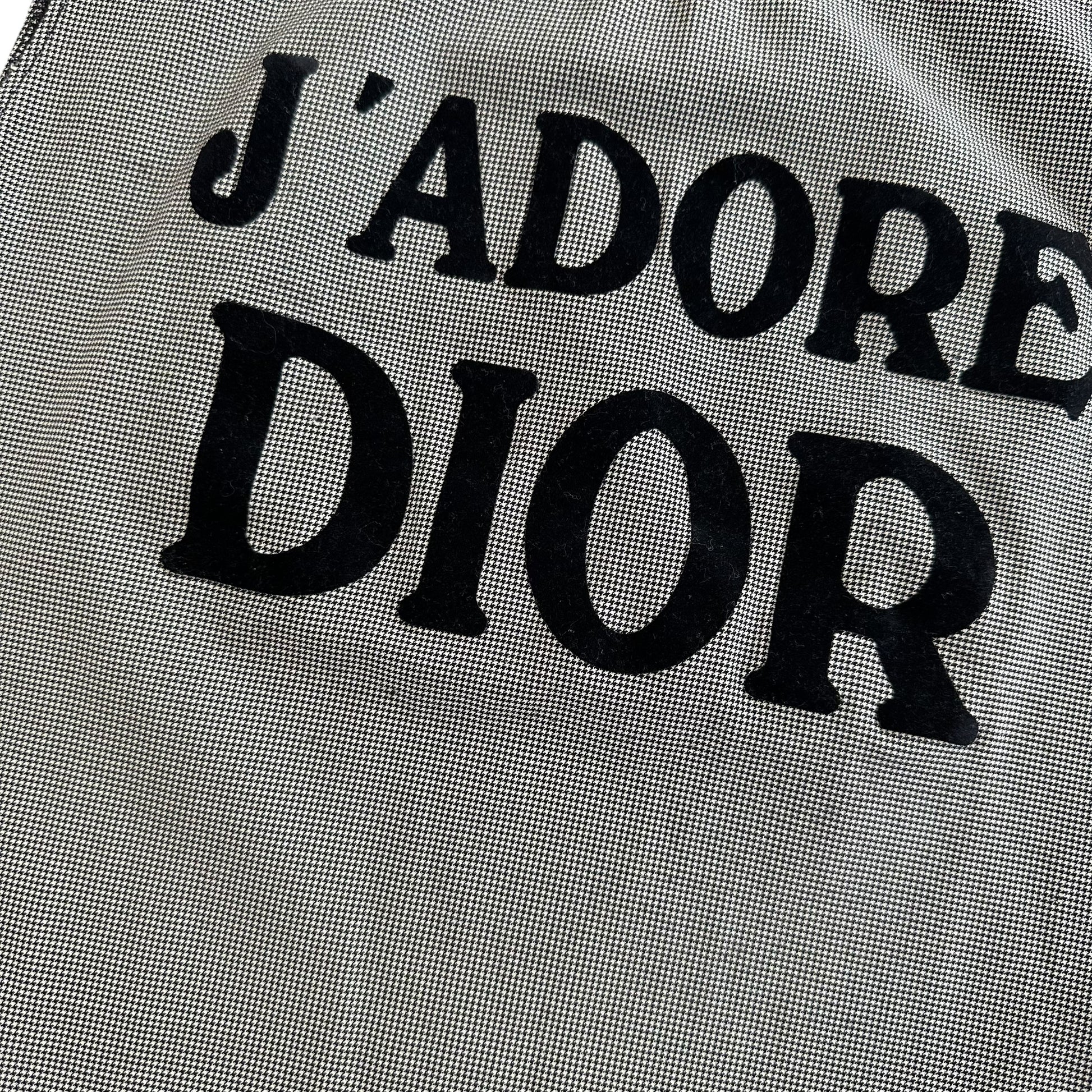 Christian Dior F/W 2002 Houndstooth J'Adore Dior Tank - Outfit Repeater