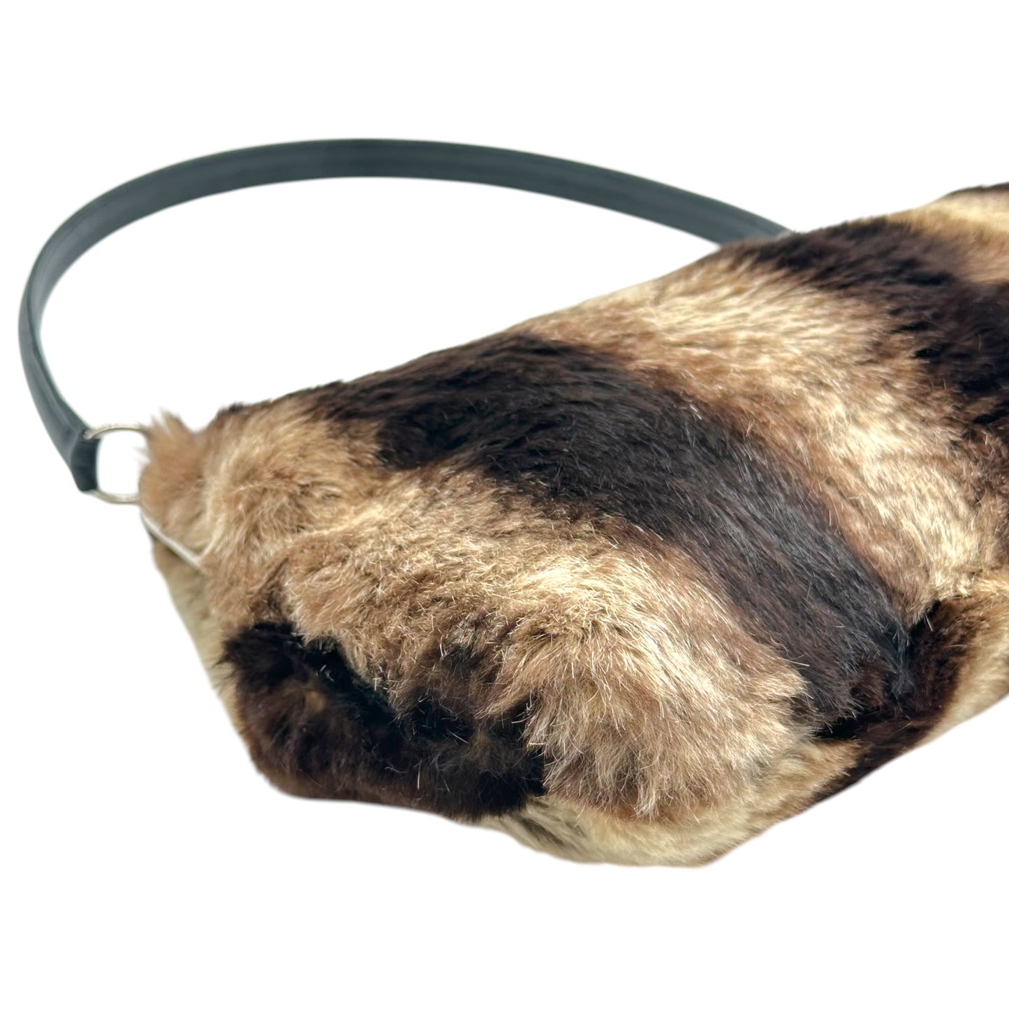 Dolce & Gabbana Rabbit Fur Kisslock Shoulder Bag