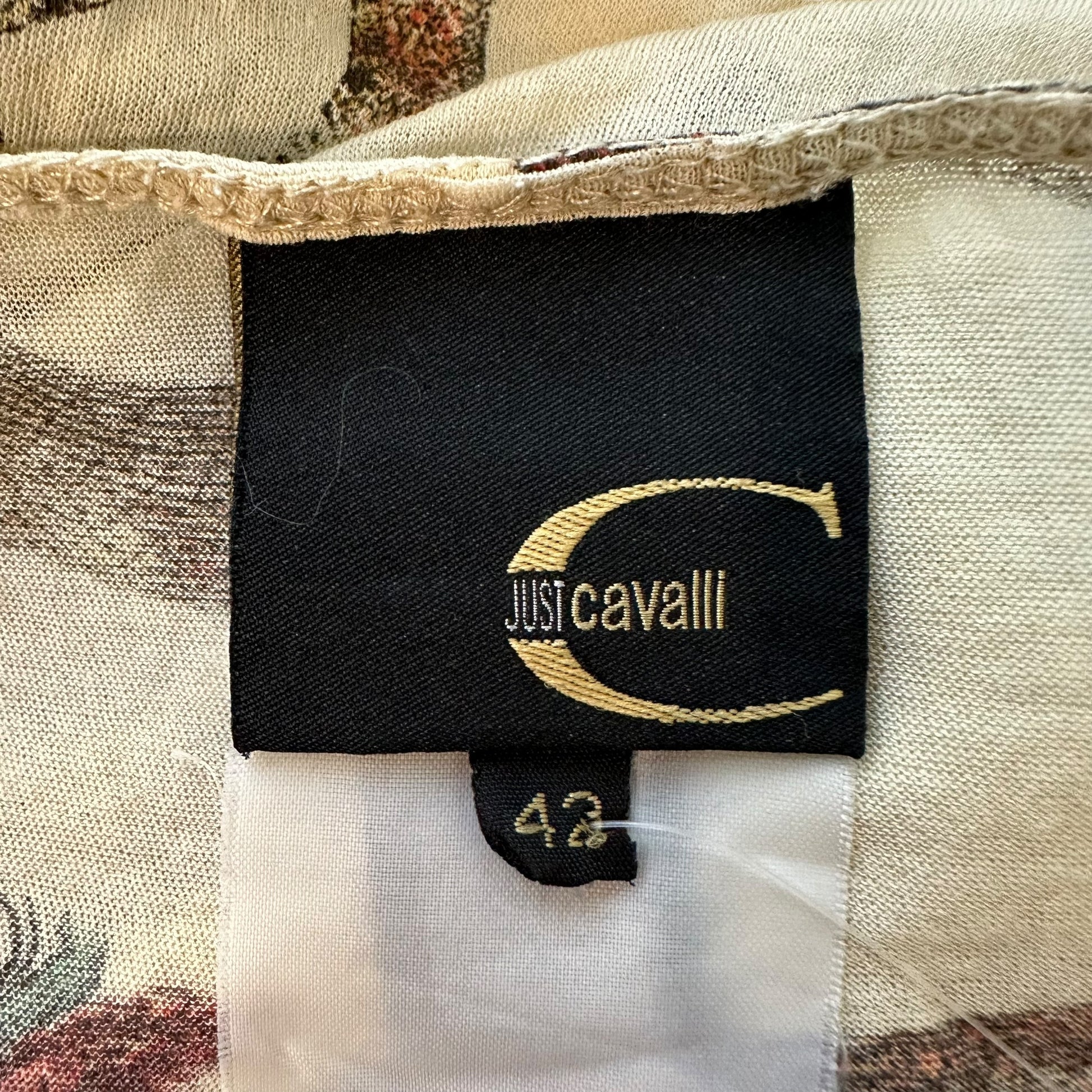 Just Cavalli by Roberto Cavalli Ivory Snake Print Crop Top - Outfit Repeater