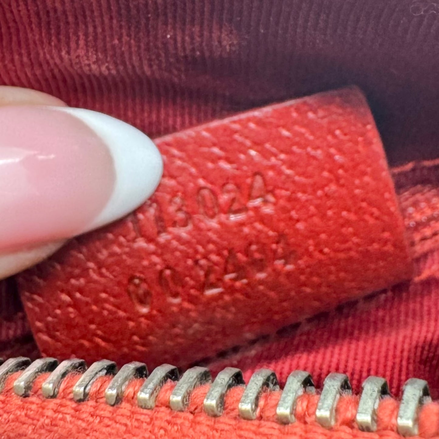 Gucci Red Canvas Monogram Mini Bag