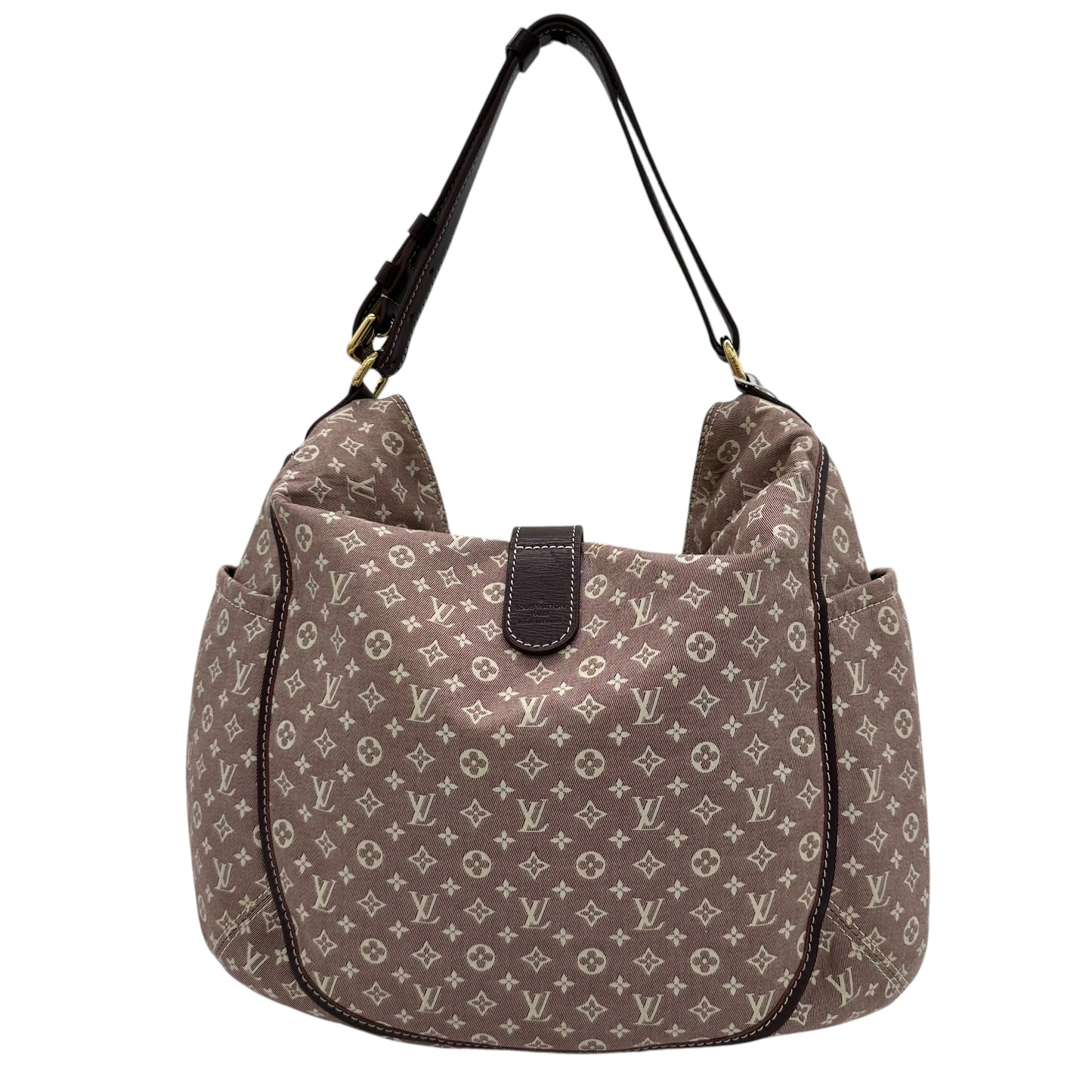 Vintage Louis Vuitton Burgundy Lin Monogram Hobo Bag