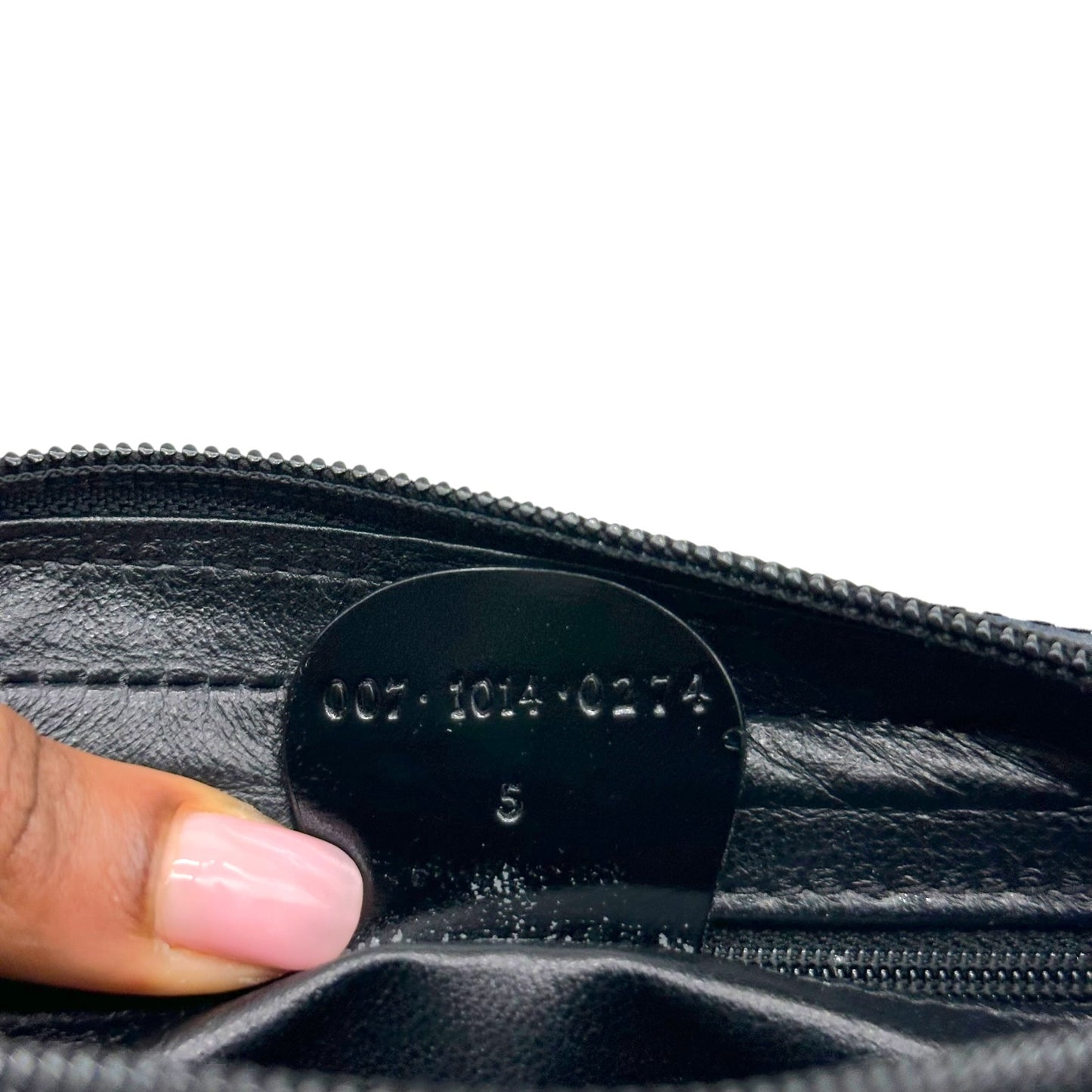 Gucci Black Croc Embossed Ponyhair Shoulder Bag